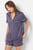 Жіноча фіолетова сорочка короткий рукав GIA