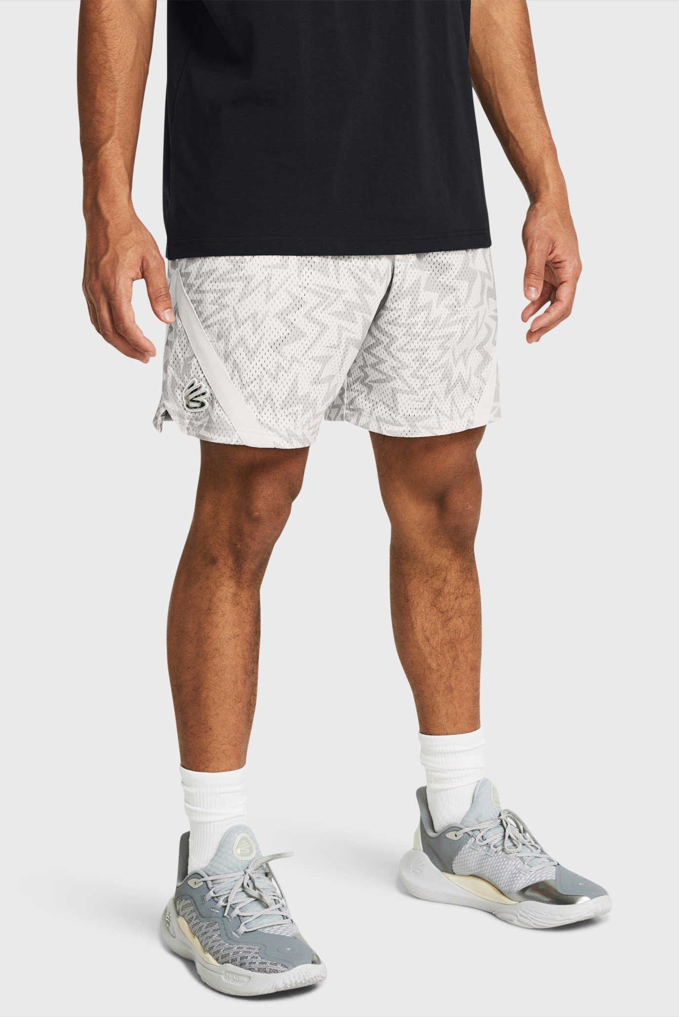 Чоловічі білі шорти Curry Mesh Short 2 1