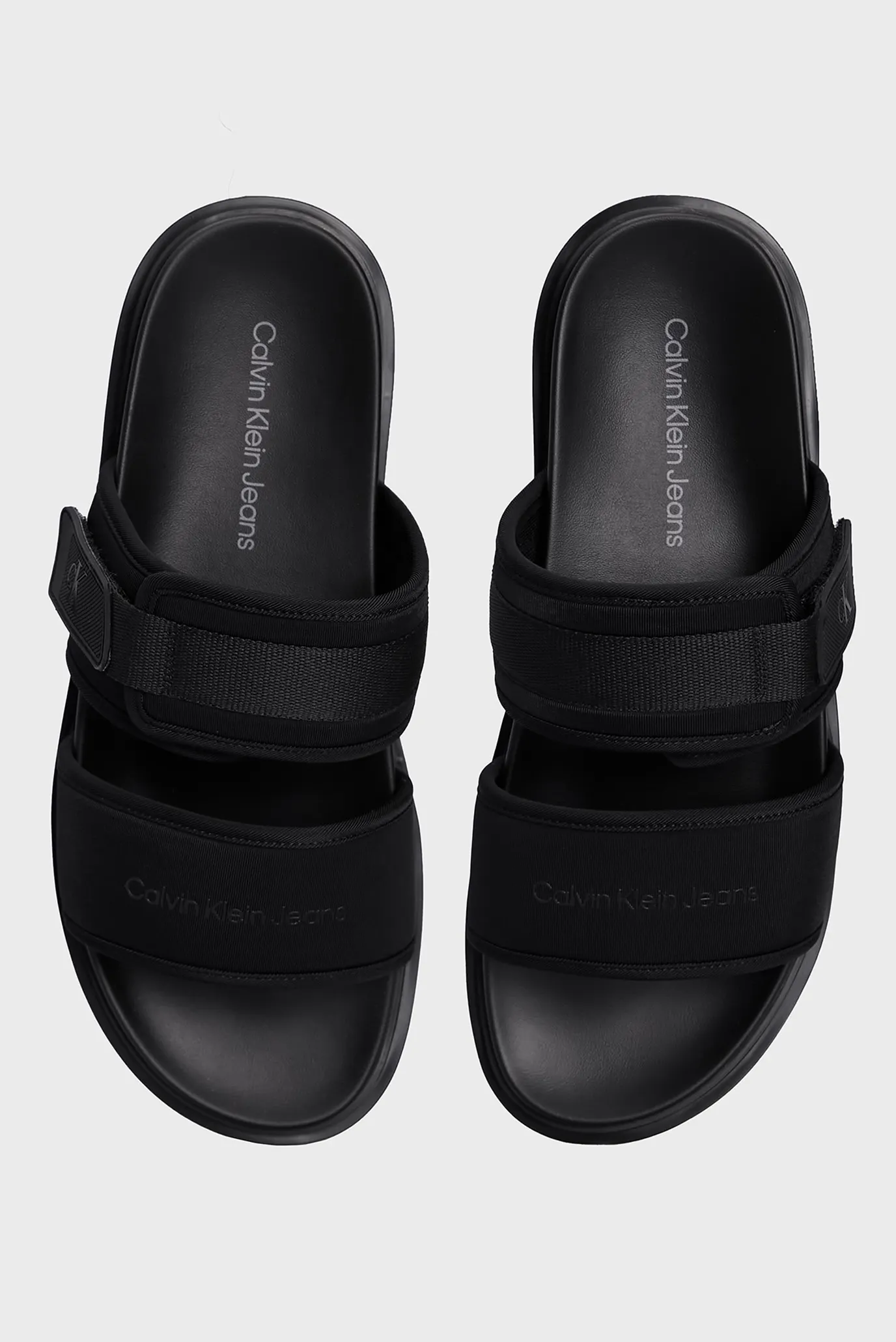 Мужские черные слайдеры DOUBLE BAR SANDAL 4