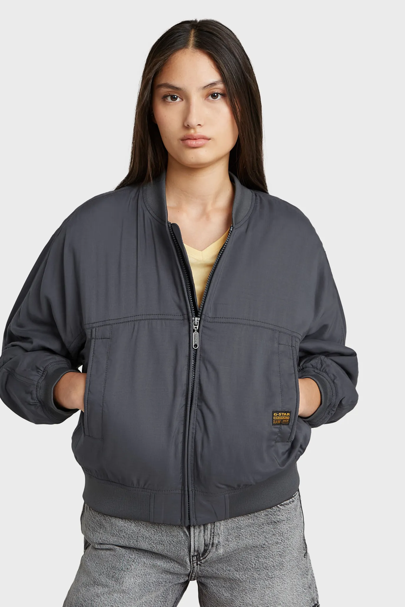 Жіночий темно-сірий бомбер Summer 4