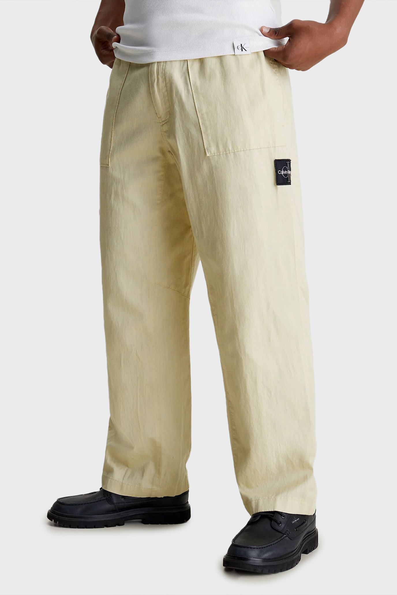 Мужские бежевые брюки 1