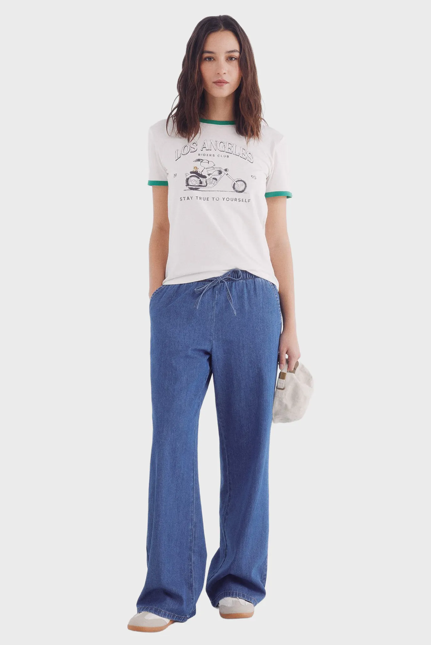 Жіноча біла футболка Los Angeles 4