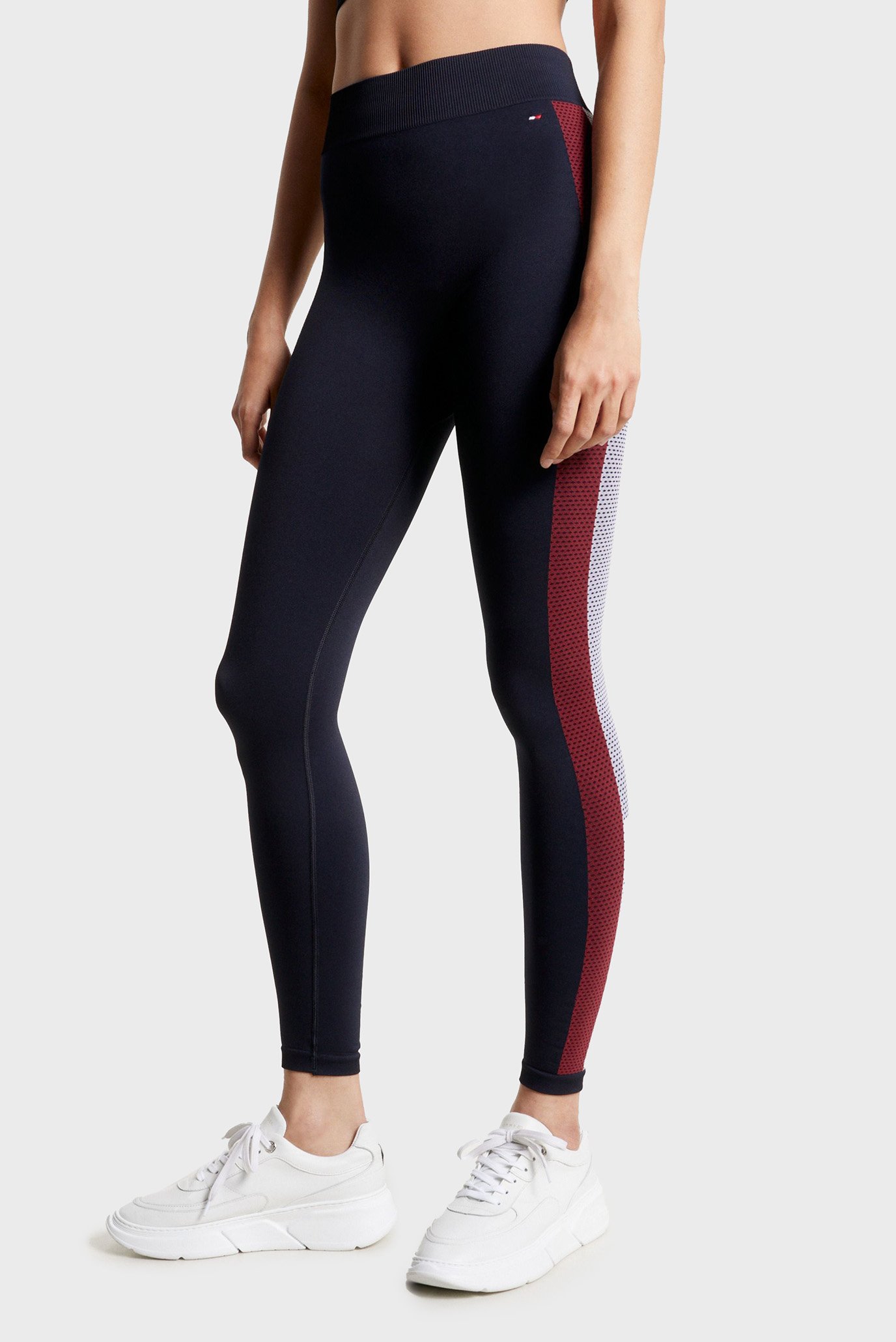 Жіночі темно-сині легінси HW TEXTURED GS SEAMLESS LEGGING 1