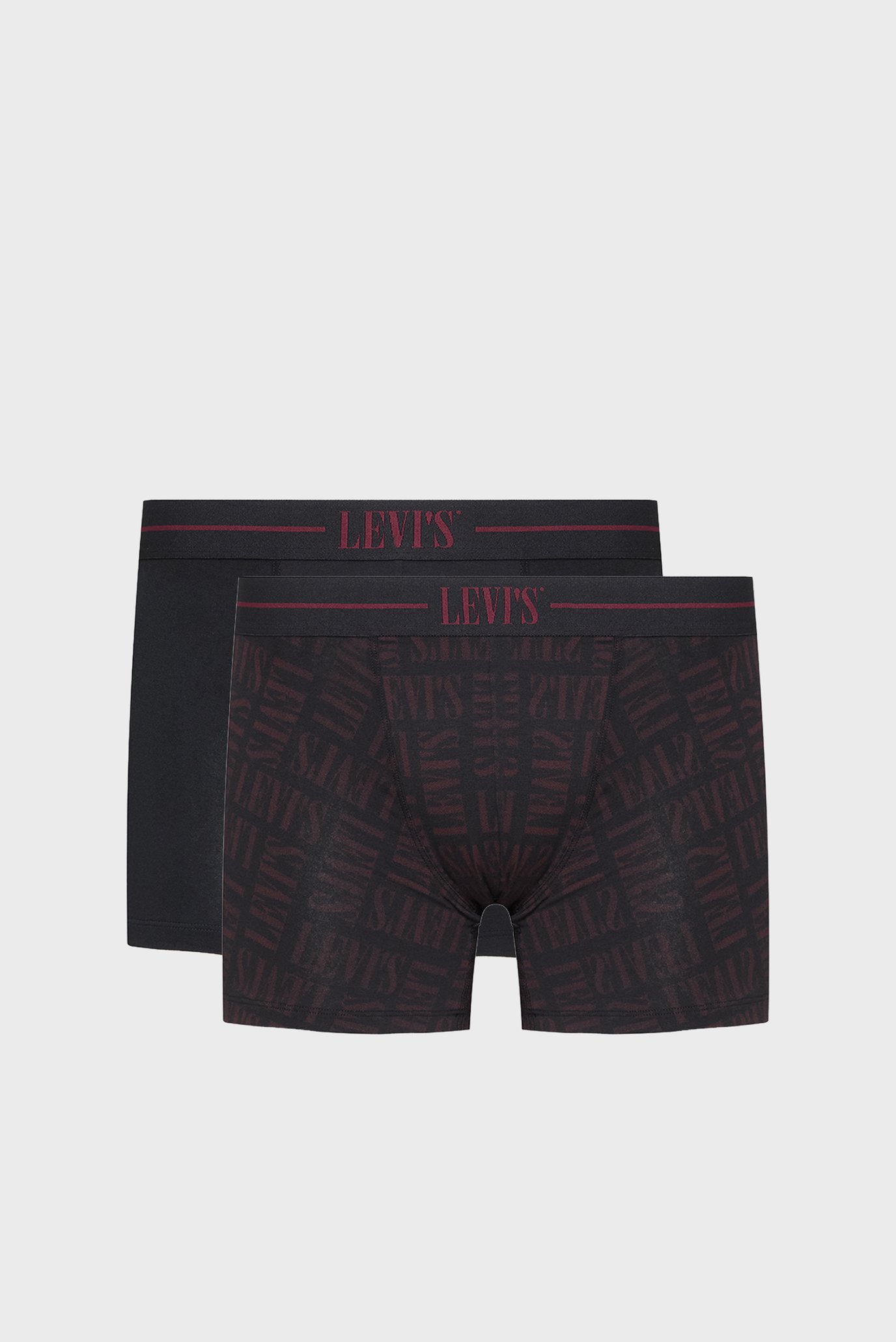 Мужские черные боксеры (2 шт) Черный XL Levi’s® 701235941;002