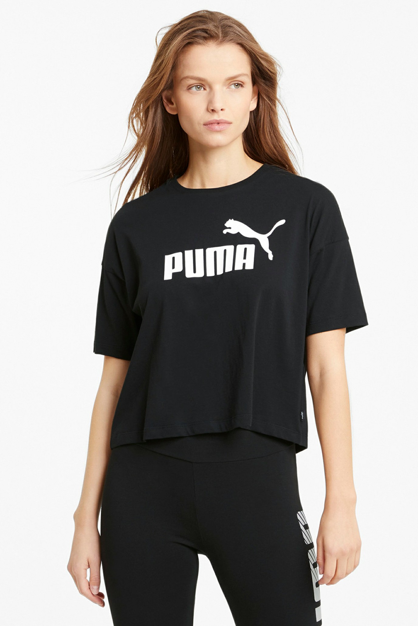 cropped puma essentials