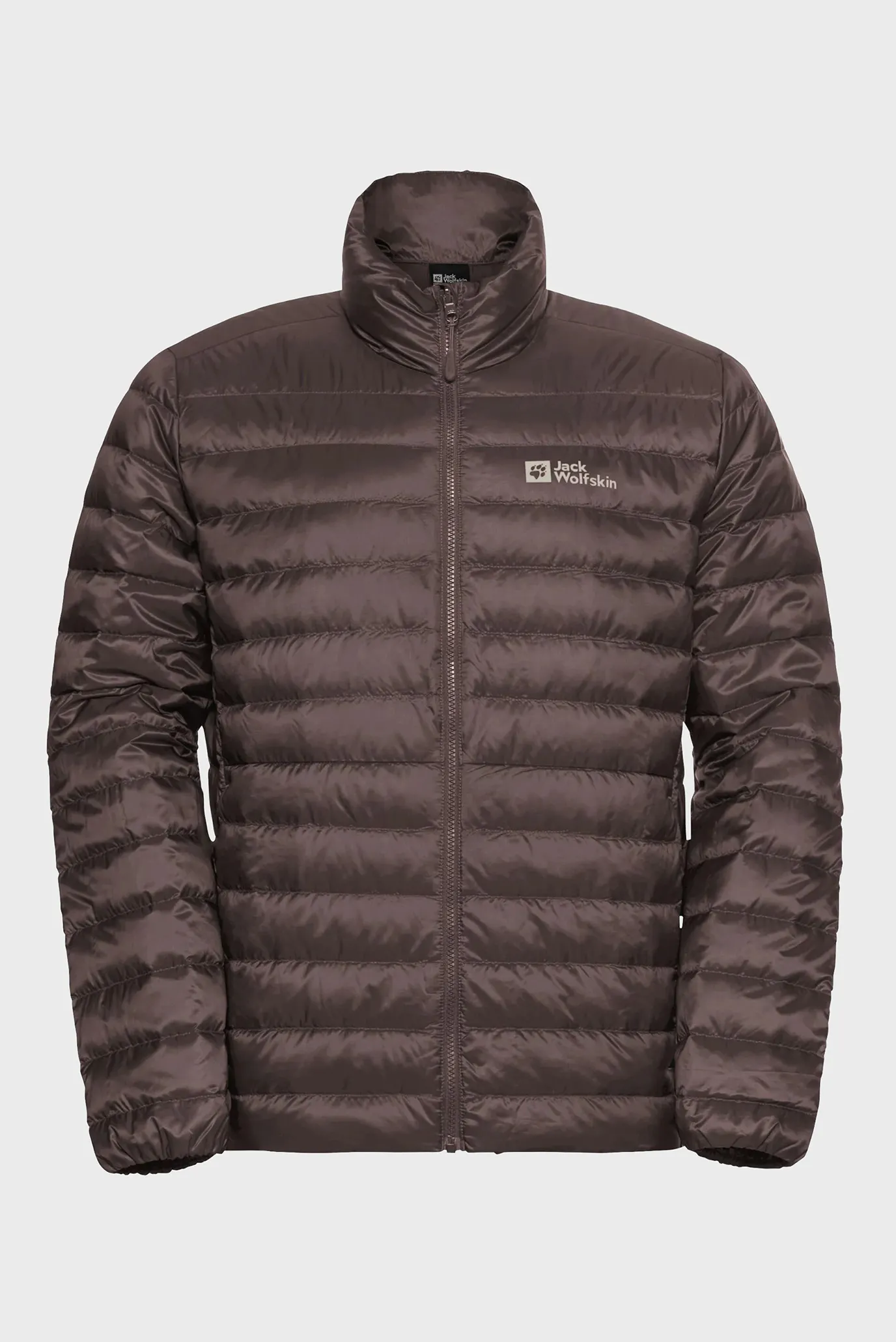 Мужской темно-коричневый пуховик 6