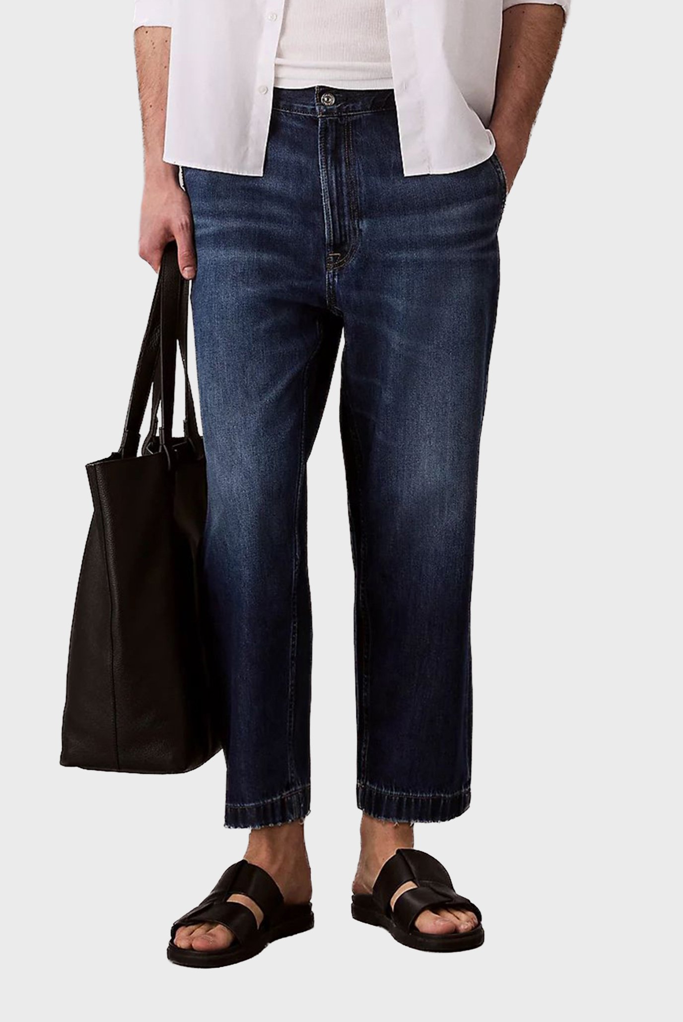 Мужские темно-синие джинсы CRPPD 90S Синий 38 Calvin Klein Jeans LV04RC740G Мужские темно-синие джинсы CRPPD 90S Синий 38 Calvin Klein Jeans LV04RC740G