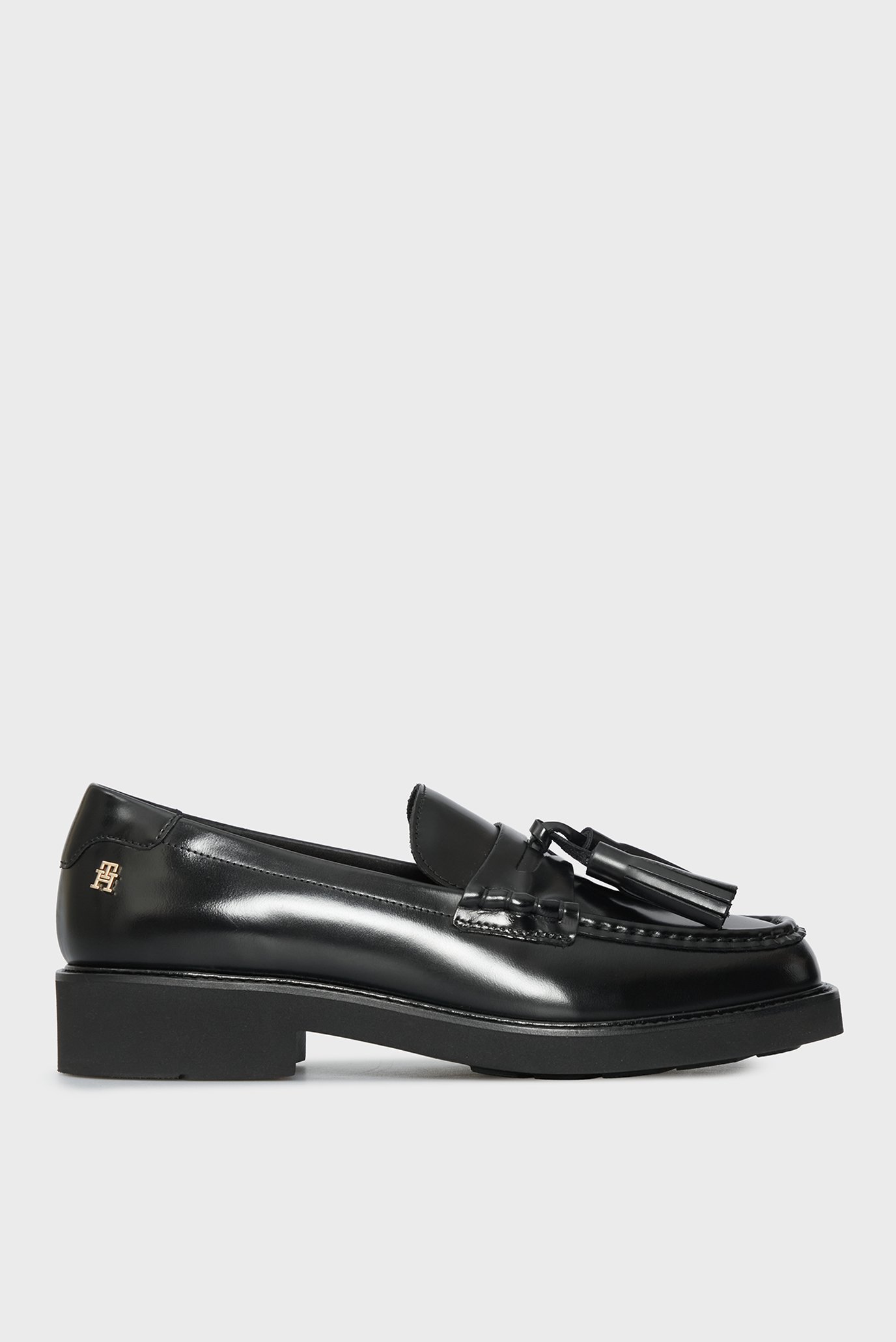 Женские черные кожаные лоферы TASSEL Черный 37 Tommy Hilfiger FW0FW08749 Женские черные кожаные лоферы TASSEL Черный 37 Tommy Hilfiger FW0FW08749