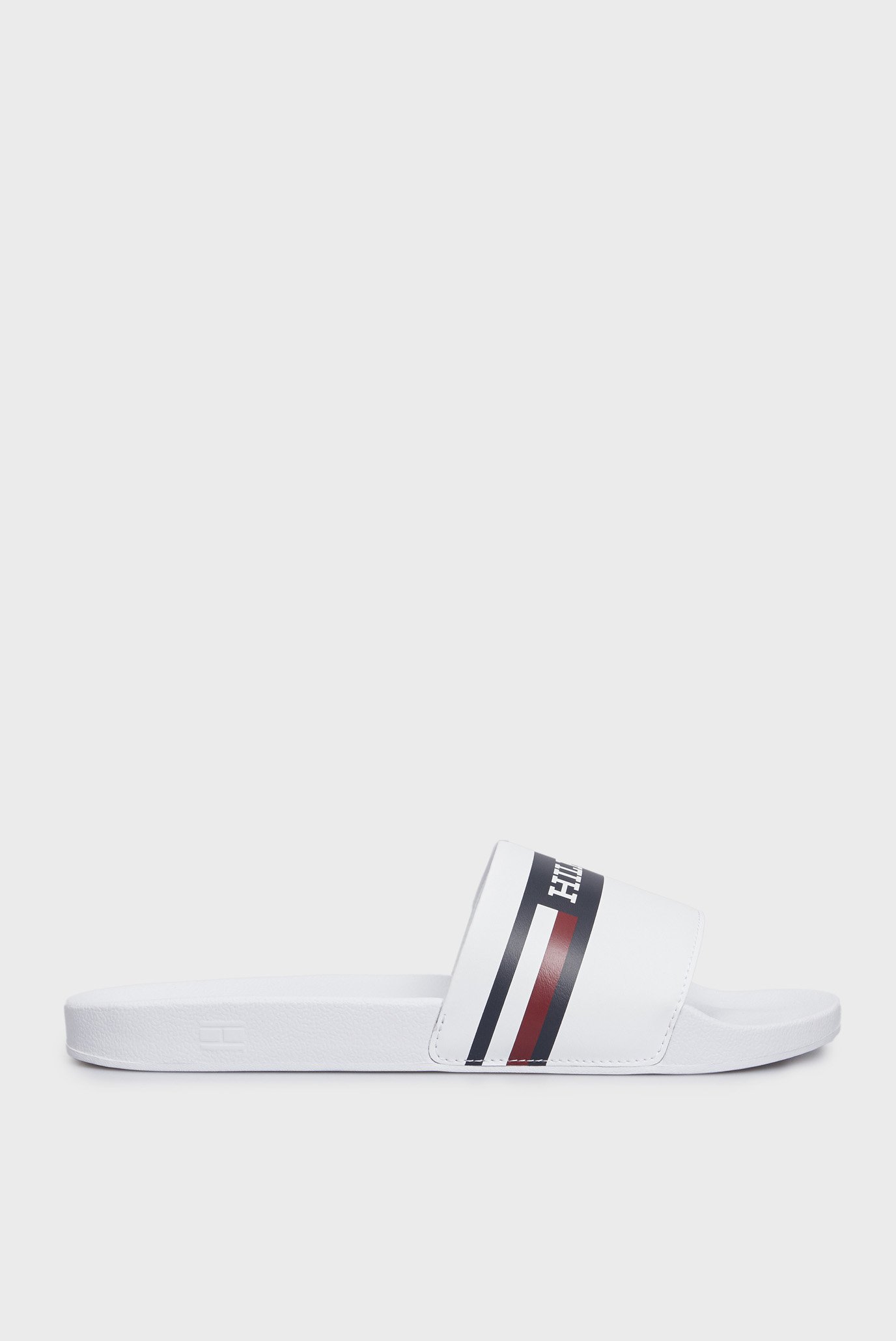 Мужские белые слайдеры CORPORATE HILFIGER POOL SLIDE 1