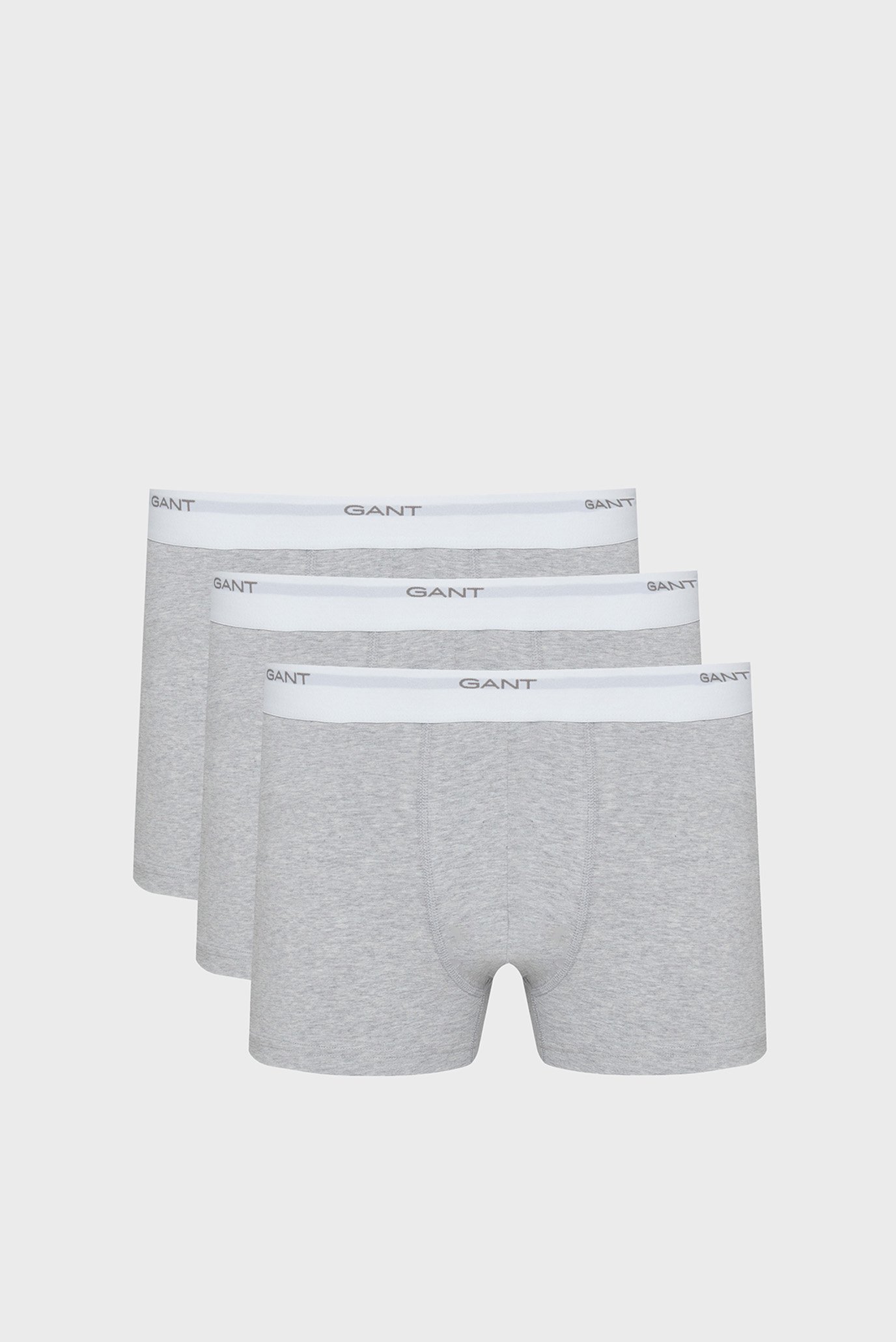 Мужские серые боксеры (3 шт) CORE TRUNK 3 PACK Серый L Gant 900003333 Мужские серые боксеры (3 шт) CORE TRUNK 3 PACK Серый L Gant 900003333