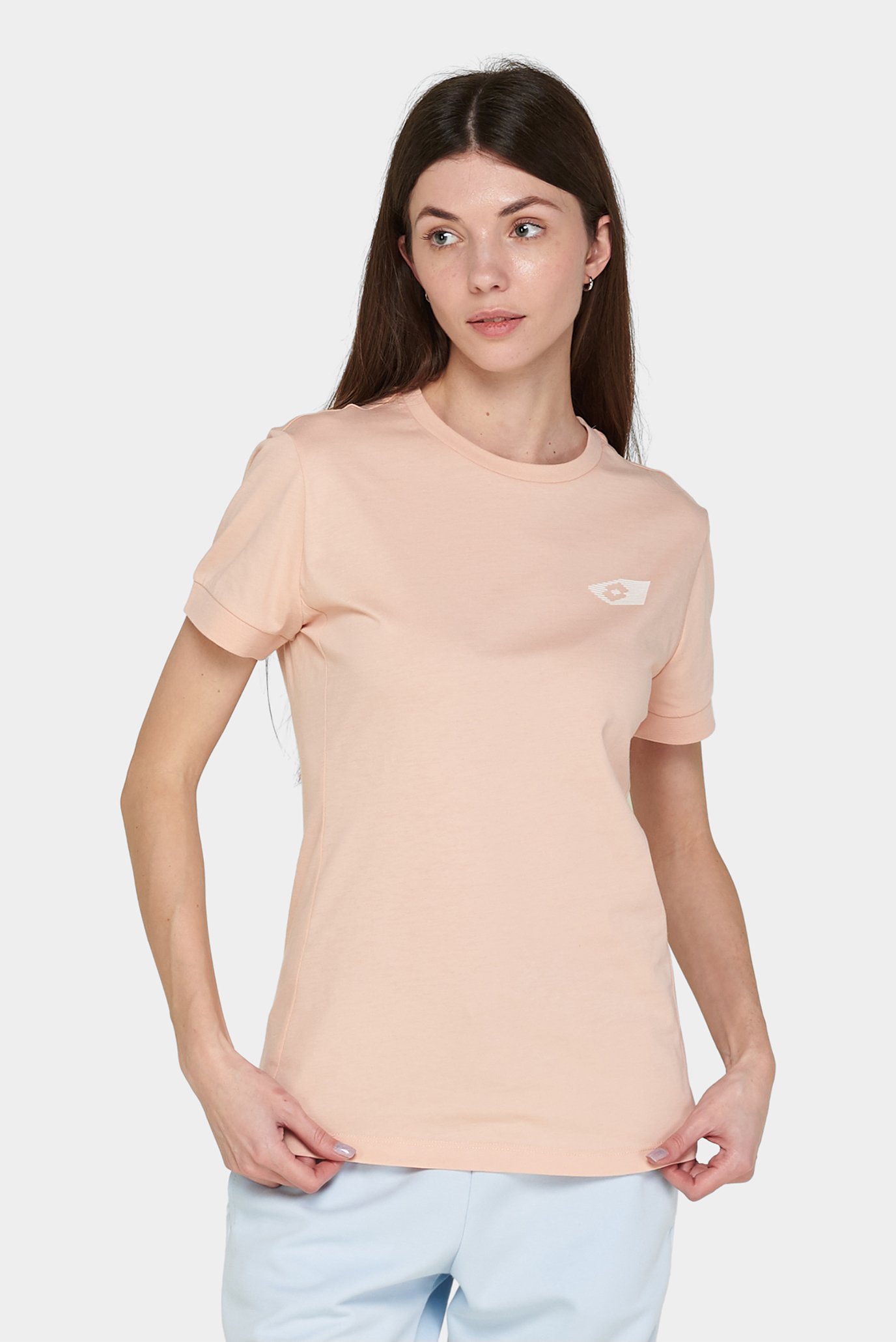 Женская розовая футболка ATHLETICA DUE W VI TEE 1