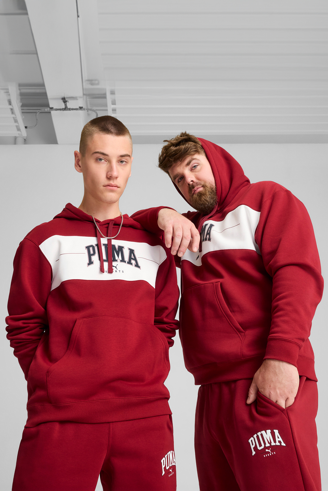 Мужское красное худи PUMA SQUAD Hoodie Men 1