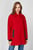 Женское красное шерстяное пальто
