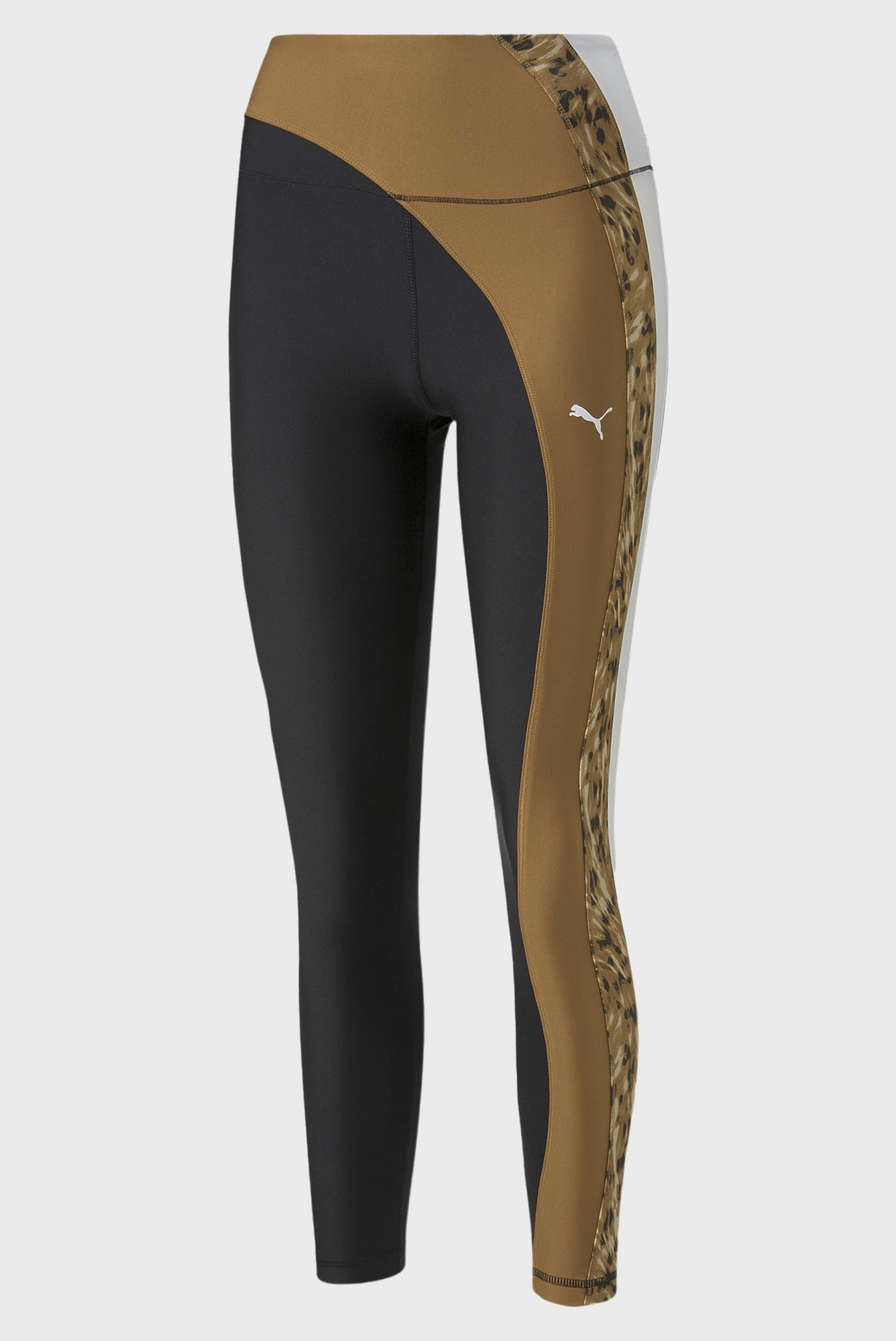 Жіночі чорні тайтси Safari Glam High Waisted Full Length Training Leggings Women 1