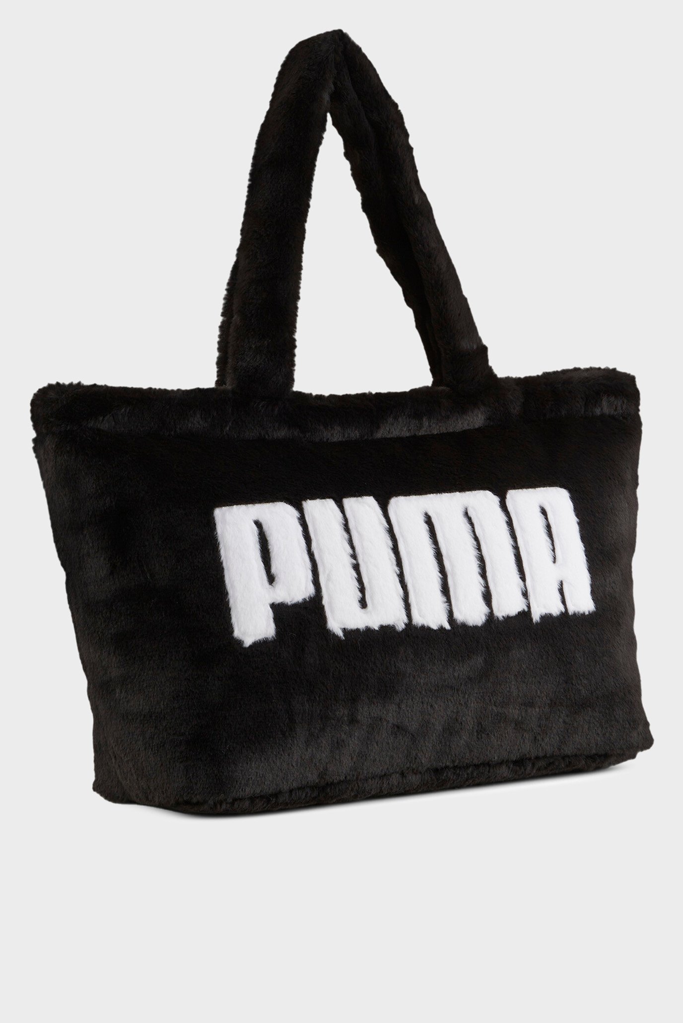 Жіноча чорна сумка Core Fur Shopper 1