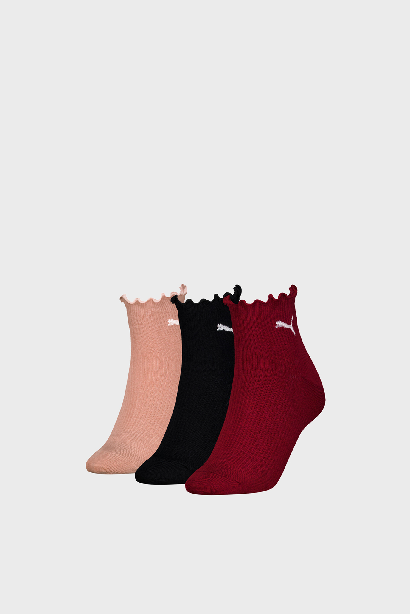 Женские носки (3 пары) PUMA Women's Quarter Socks 3 pack 1