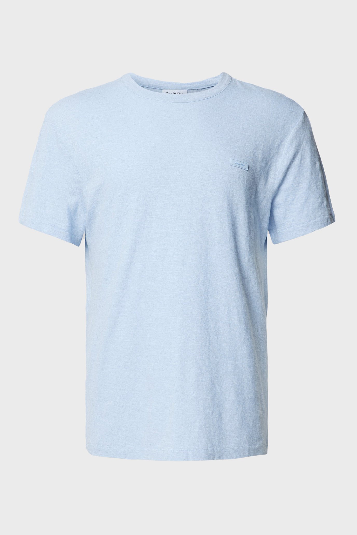 Мужская голубая футболка COTTON LINEN 1