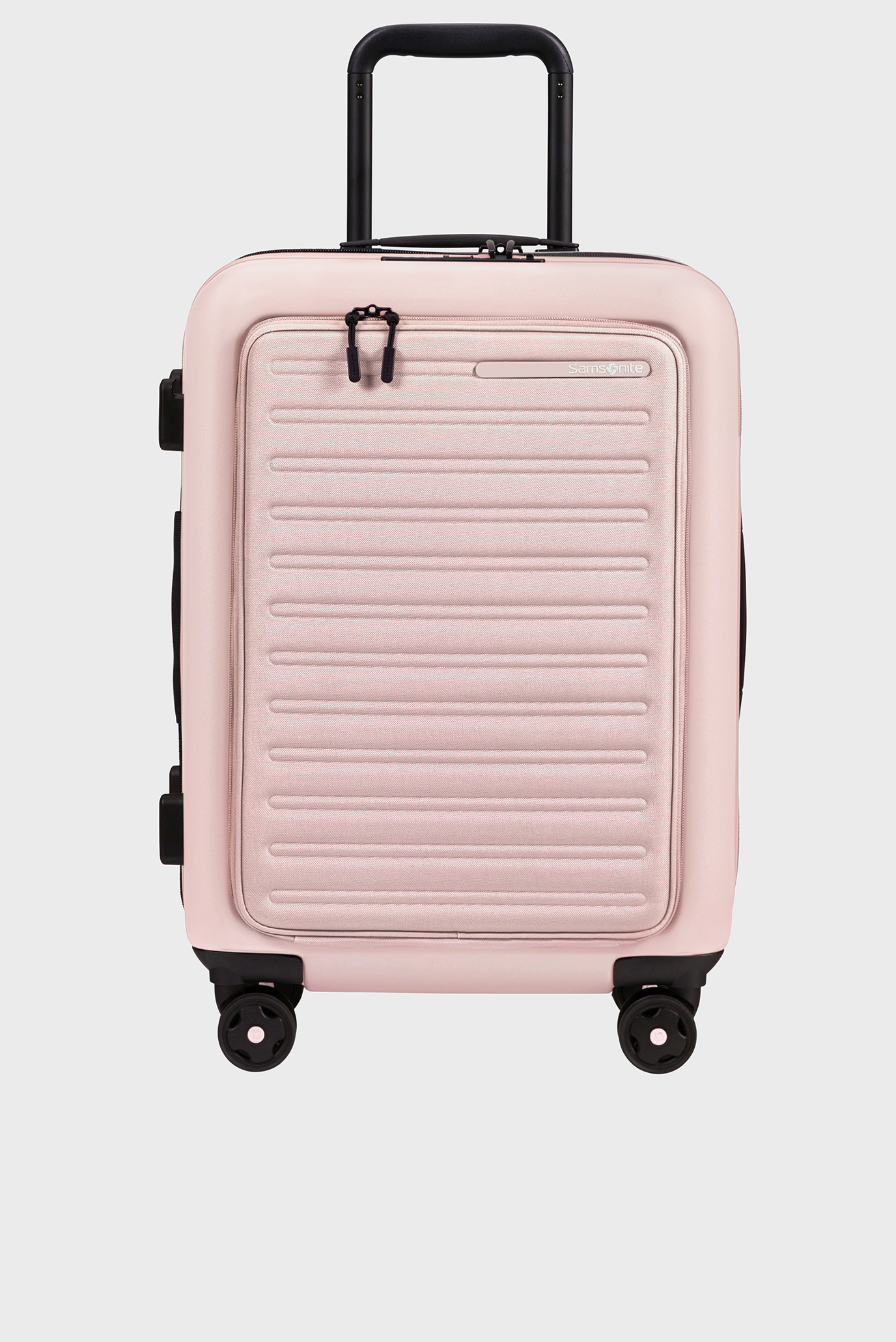 Розовый чемодан 55 см STACKD 1
