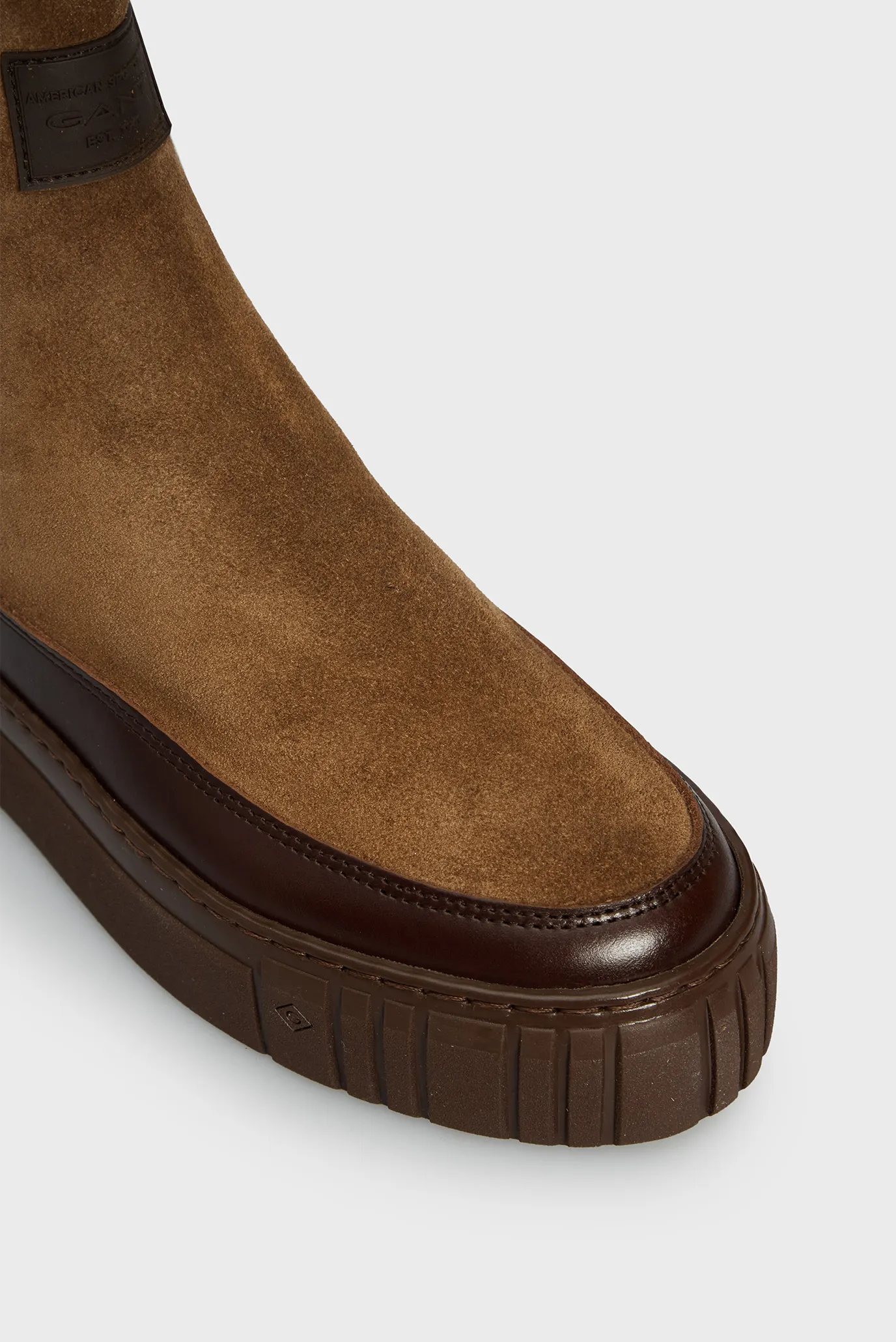 Жіночі коричневі замшеві челсі Snowmont Gant 27553371 — MD-Fashion