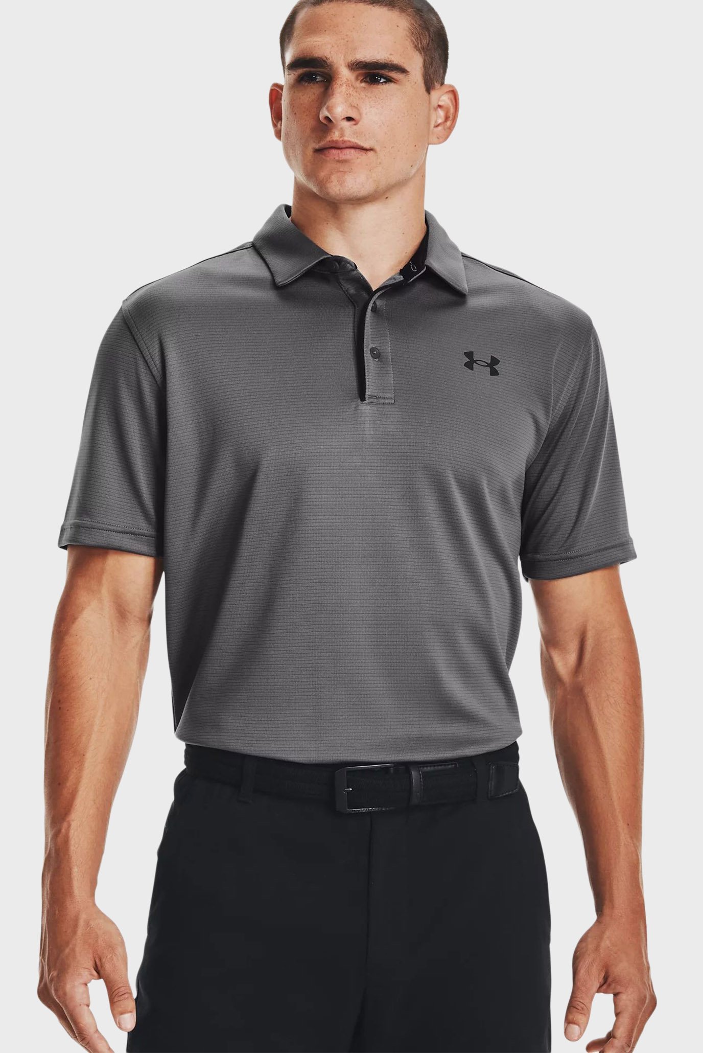 Мужское серое поло Tech Polo Серый XXL Under Armour 1290140-040 Мужское серое поло Tech Polo Серый XXL Under Armour 1290140-040