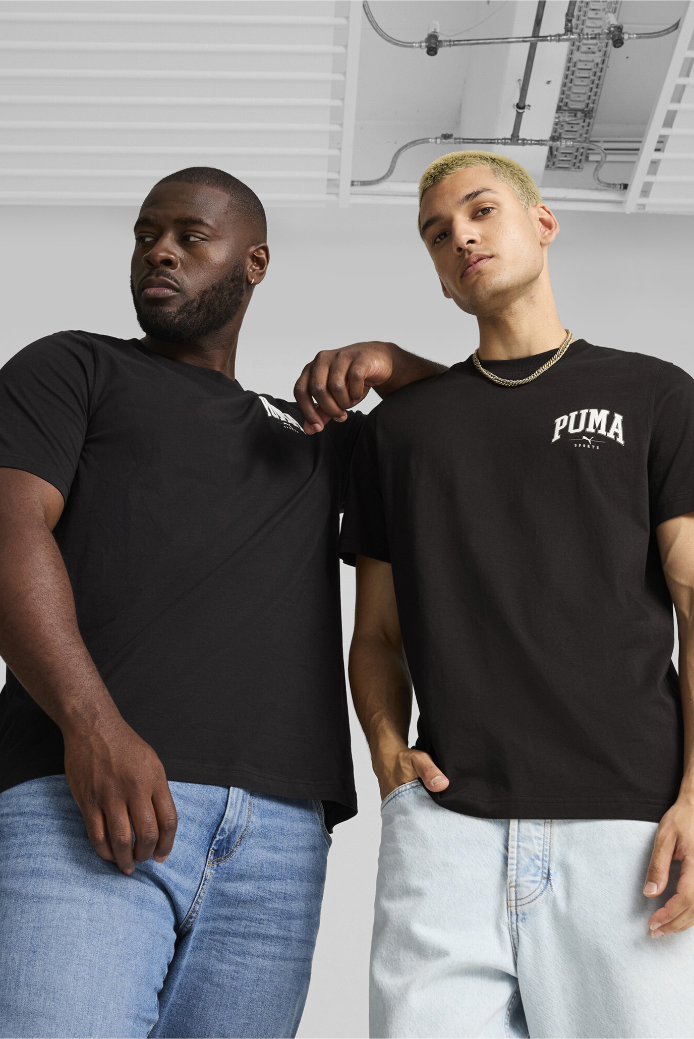 Мужская черная футболка PUMA SQUAD Tee Men 1