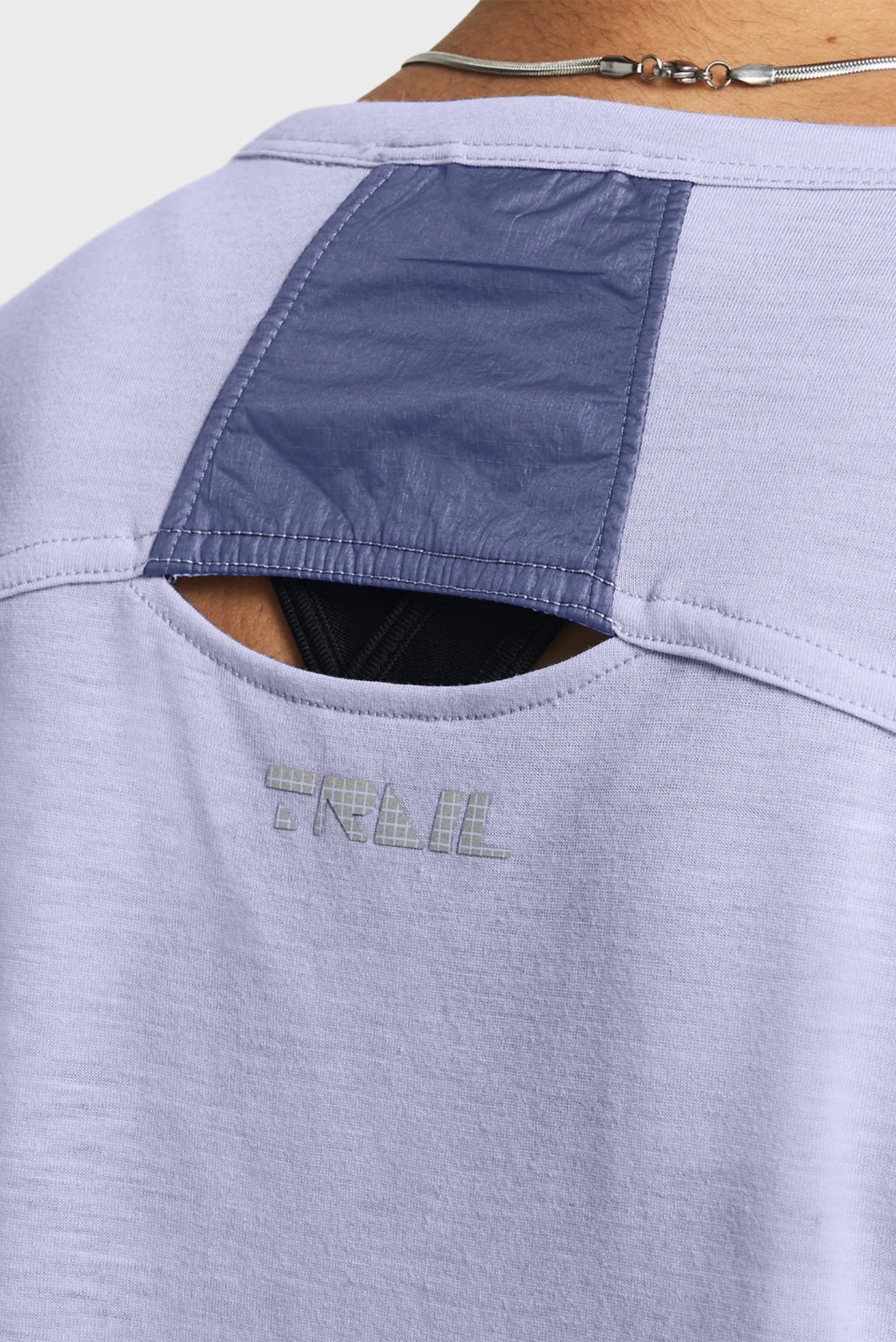 Жіноча бузкова футболка UA Run Trail SS 3