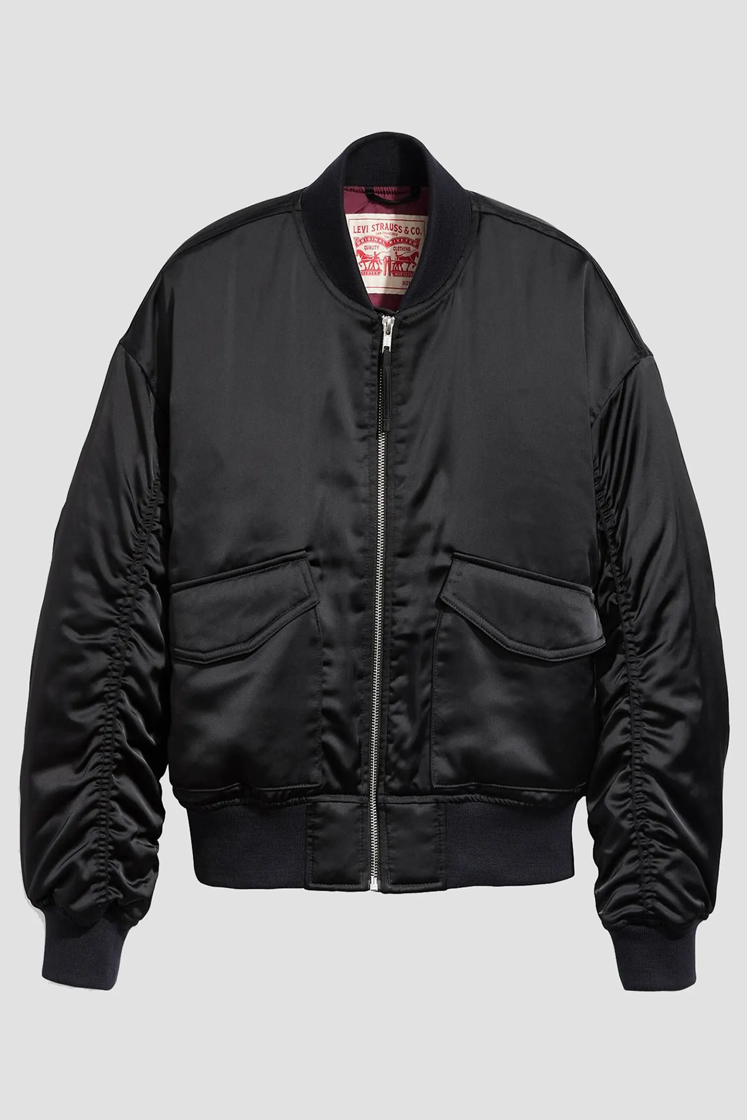 Жіночий чорний бомбер 5