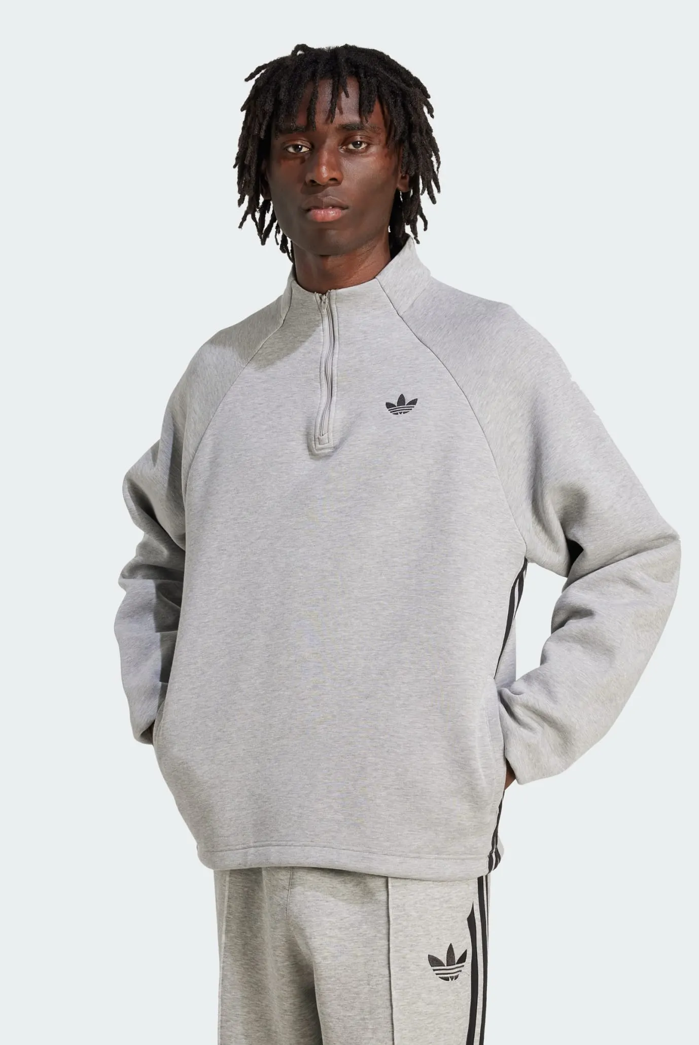 Мужская серая спортивная кофта adidas Adicolor Spacer Drill adidas