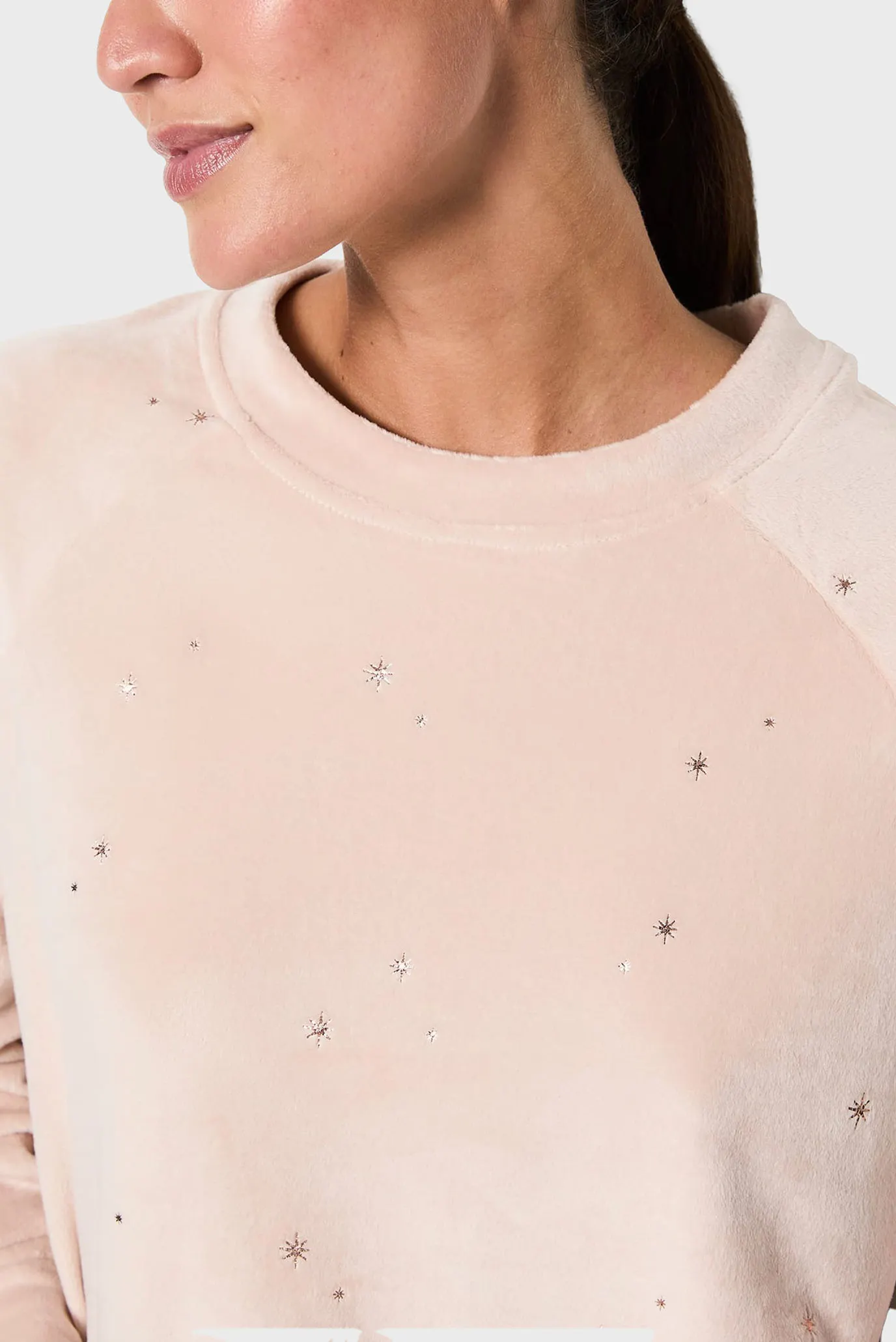 Женская бежевая ночная рубашка с узором MIKAL 4