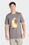 Мужская коричневая футболка AEROREADY HIIT Display Graphic