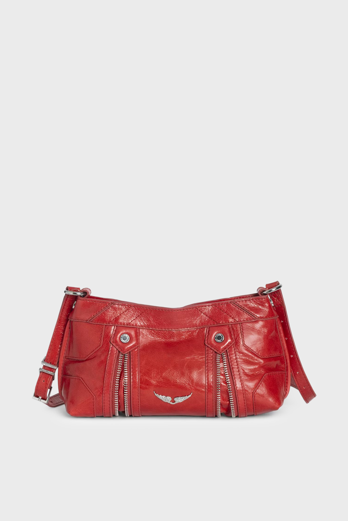 Женская красная кожаная сумка Sunny Mood Красный ONESIZE ZADIG&VOLTAIRE LWBA03845_POWER Женская красная кожаная сумка Sunny Mood Красный ONESIZE ZADIG&VOLTAIRE LWBA03845_POWER