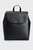 Женский черный кожаный рюкзак BRYANT