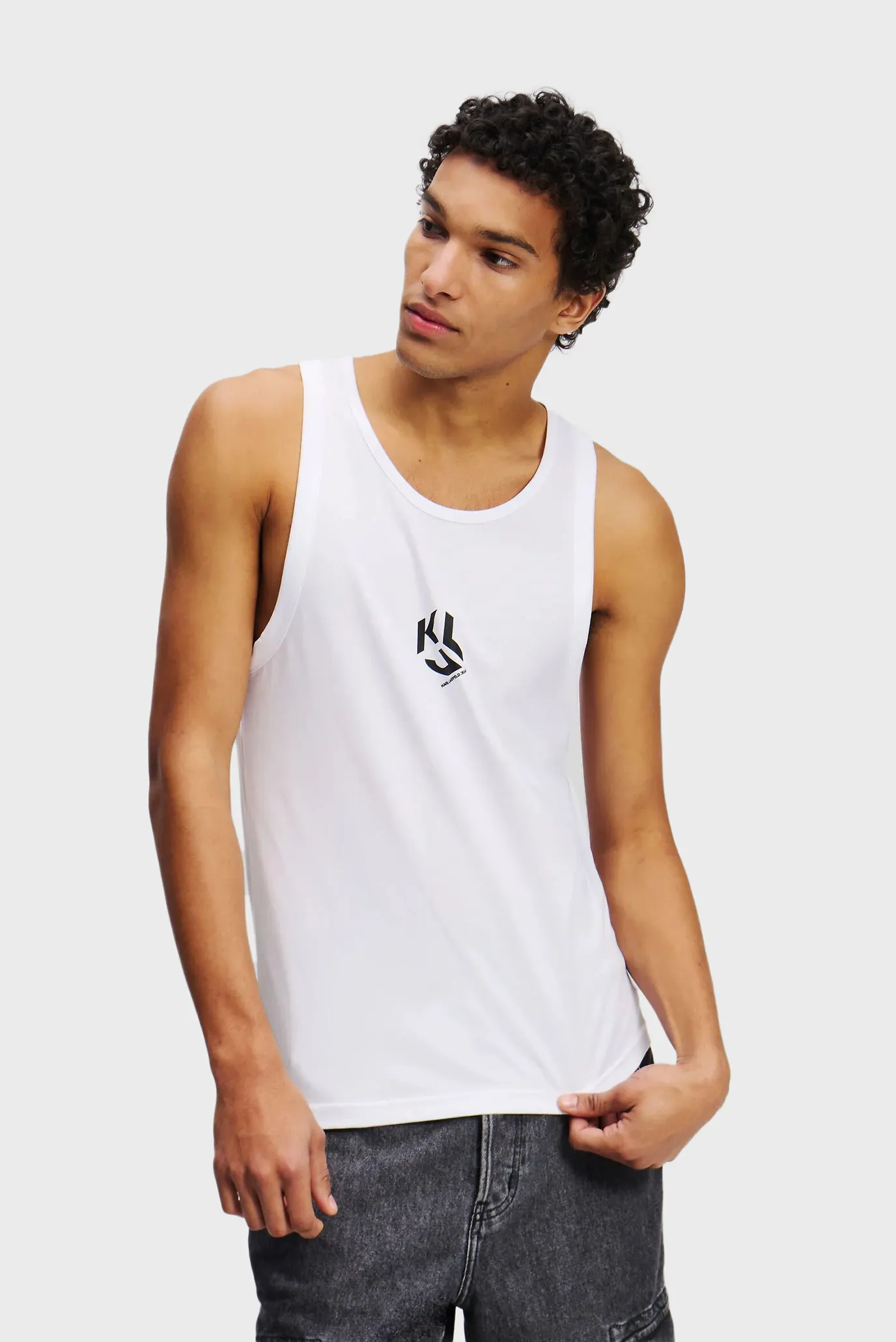 Чоловіча біла майка JERSEY VEST 1