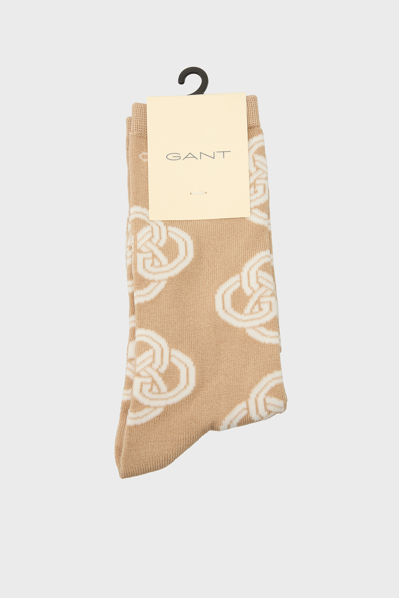 Женские бежевые носки с узором MONOGRAM SOCKS Бежевый 36-38 Gant 4960249 Женские бежевые носки с узором MONOGRAM SOCKS Бежевый 36-38 Gant 4960249