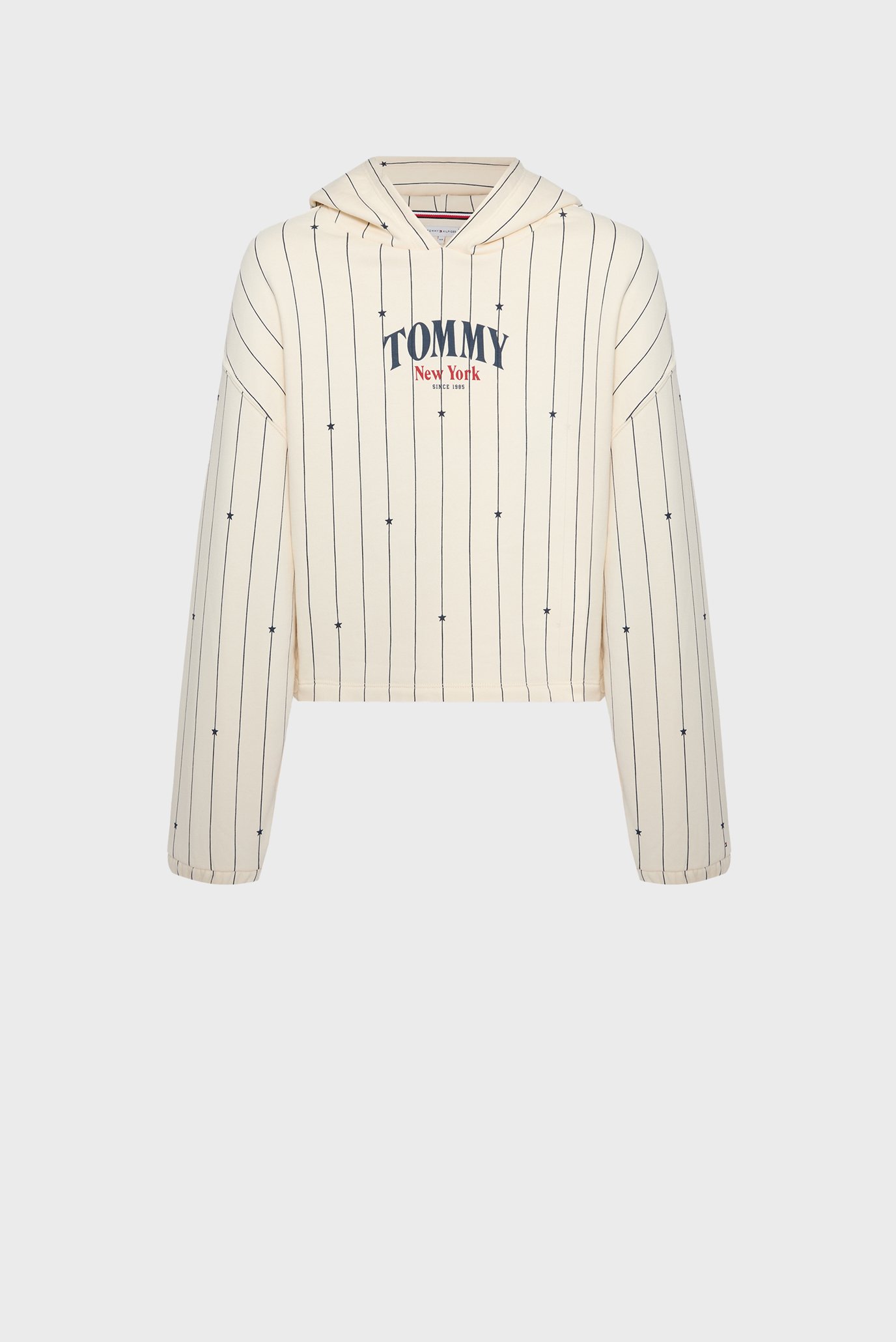 Детское белое худи в полоску TOMMY NYC STAR STRIPE 1