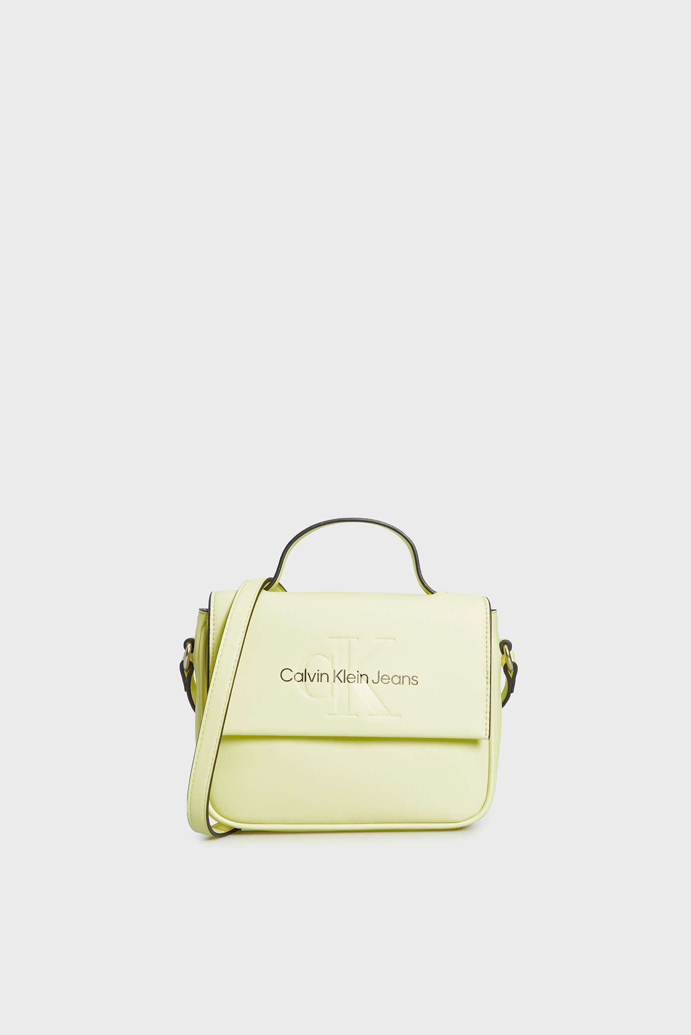 Женская желтая сумка SCULPTED BOXY FLAP CB20 MONO 1