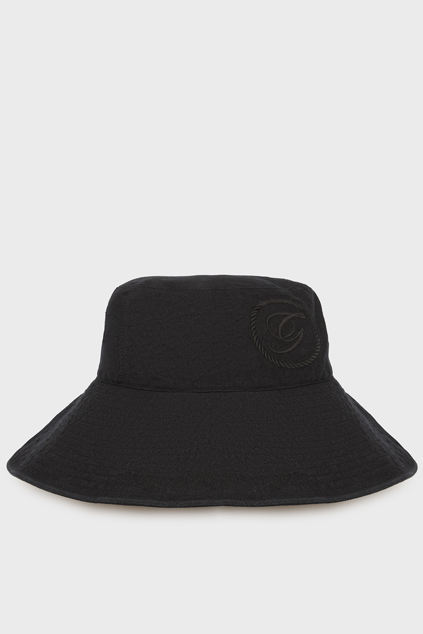 Женская черная льняная панама LINEN SUN HAT Черный S-M Gant 4901004 Женская черная льняная панама LINEN SUN HAT Черный S-M Gant 4901004
