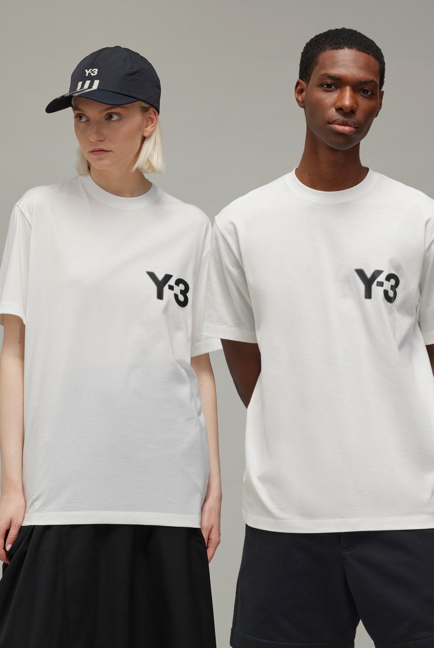 Белая футболка Y-3 Logo 1