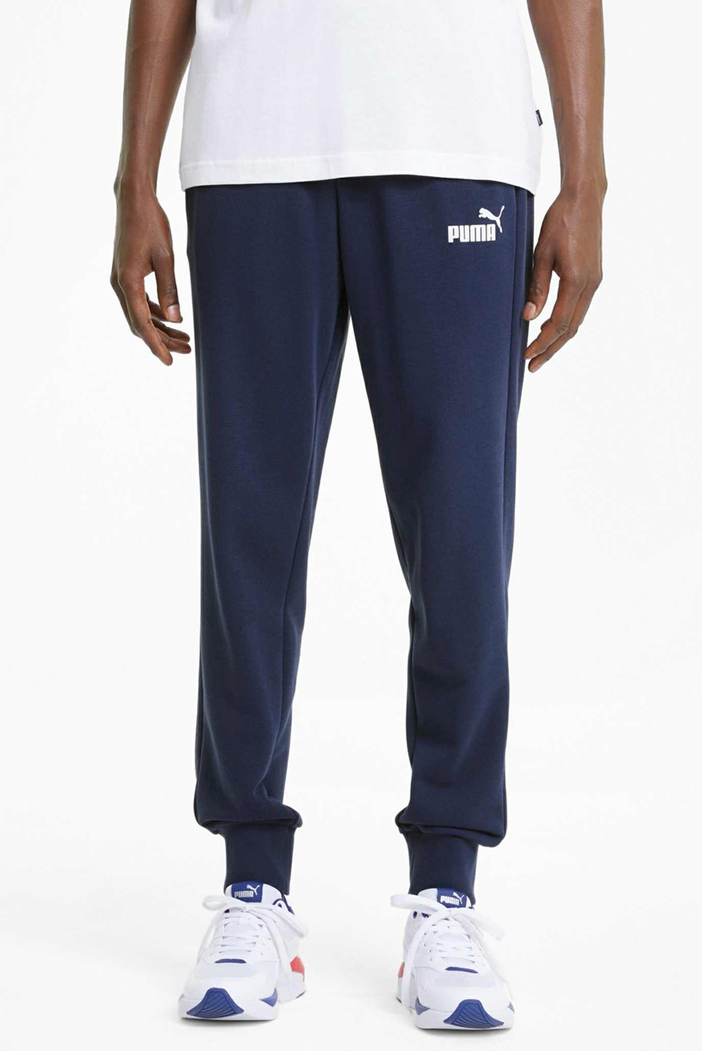 Мужские синие спортивные брюки Essentials Logo Men's Sweatpants 1