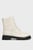 Женские белые кожаные ботинки Bridgetown