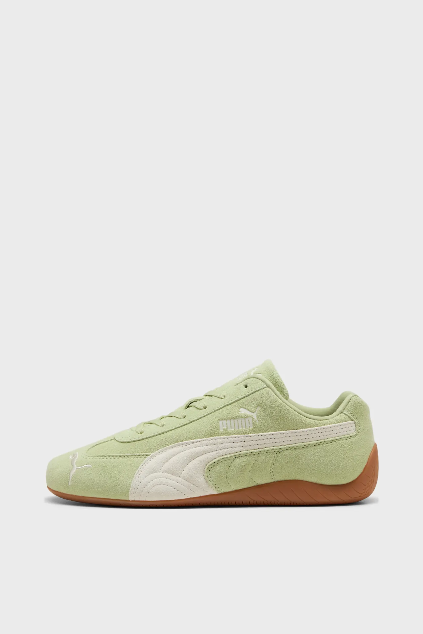 Зеленые замшевые кроссовки Speedcat OG Unisex 4