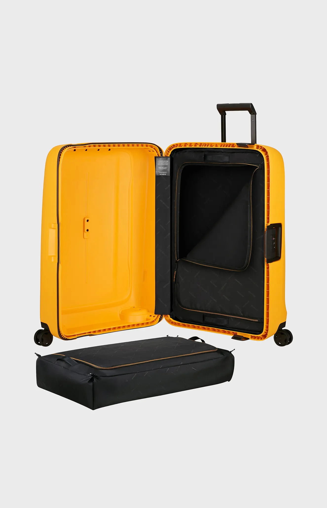 Жовта валіза 69 см ESSENS 3