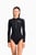 Женский черный гидрокостюм PUMA Swim Women Long Sleeve Surf Suit