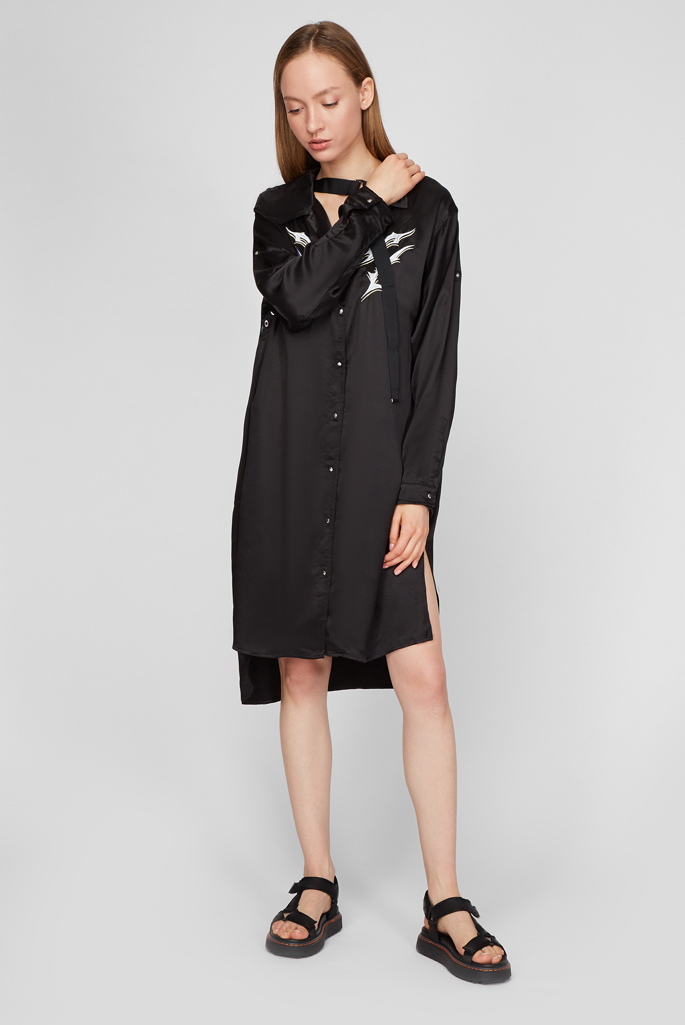 Женское черное платье D-NIA-A DRESS 1