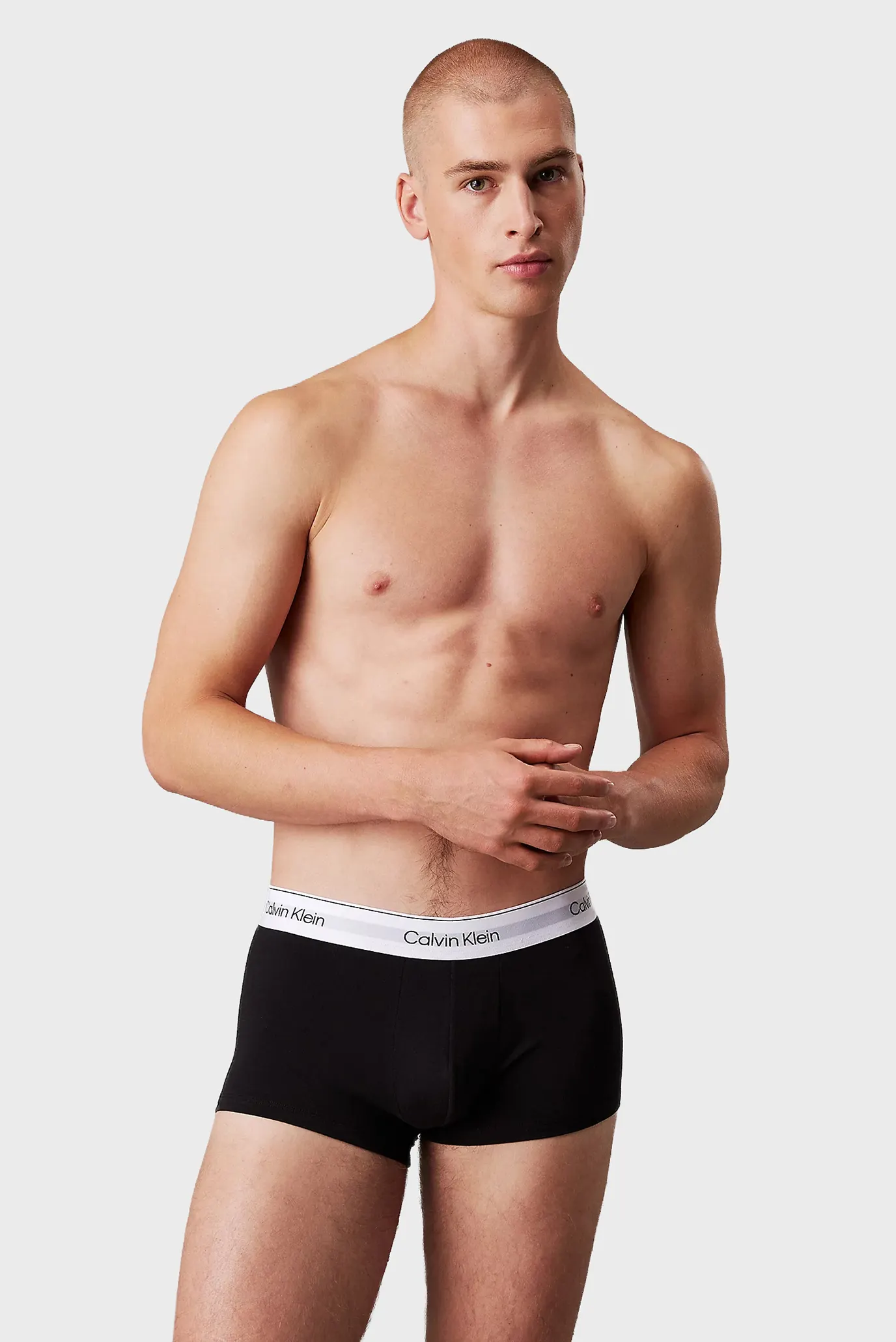 Мужские черные боксеры (3 шт) LOW RISE TRUNK 3PK 2