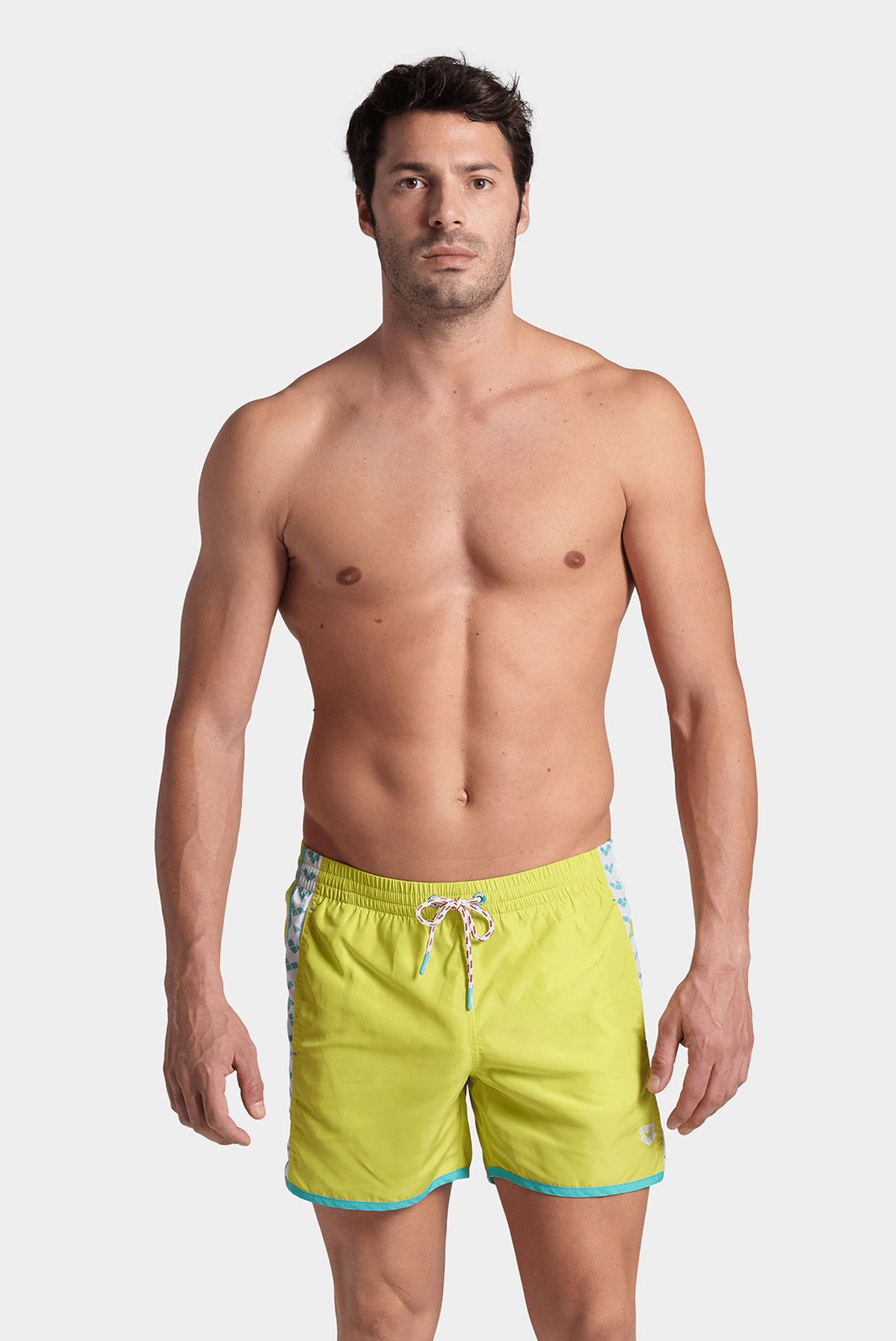 Чоловічі жовті плавальні шорти 1