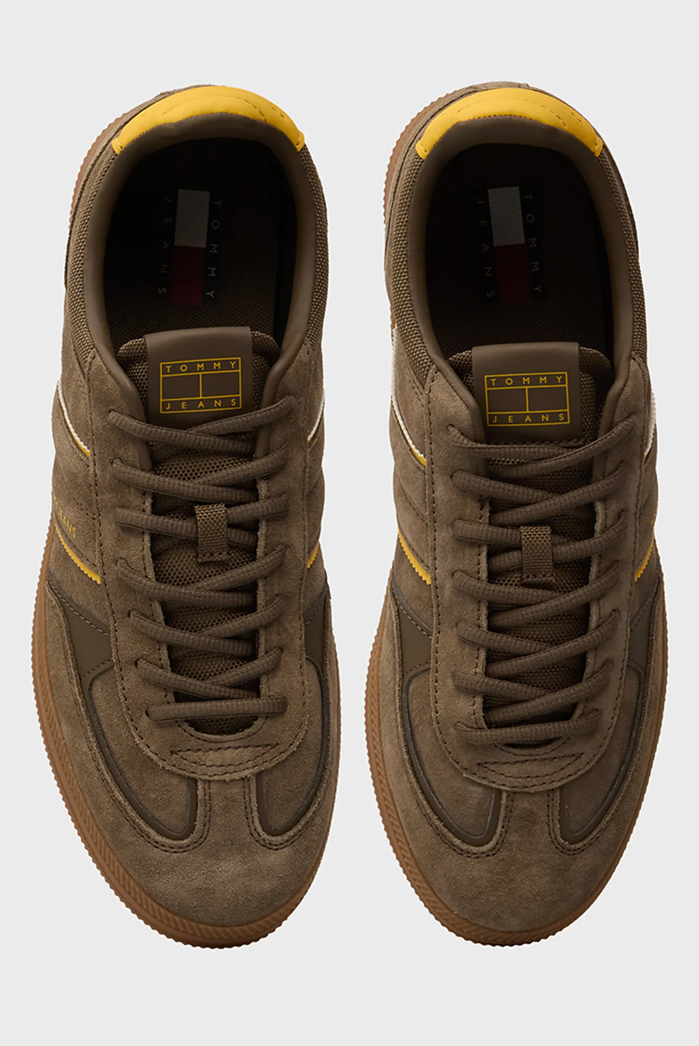 Чоловічі темно-зелені замшеві снікерси GREENWICH 4