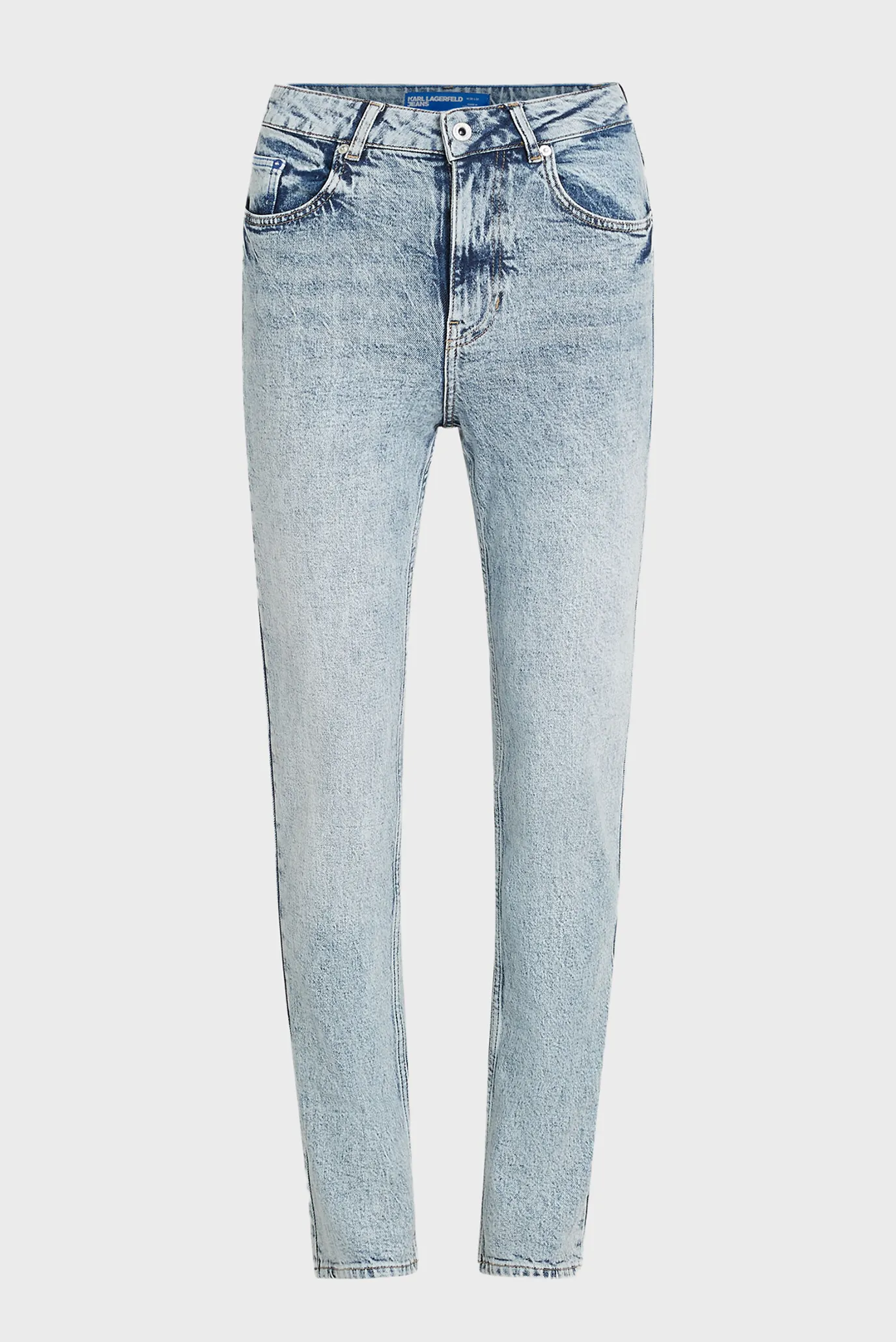 Женские голубые джинсы klj hr tapered denim 5