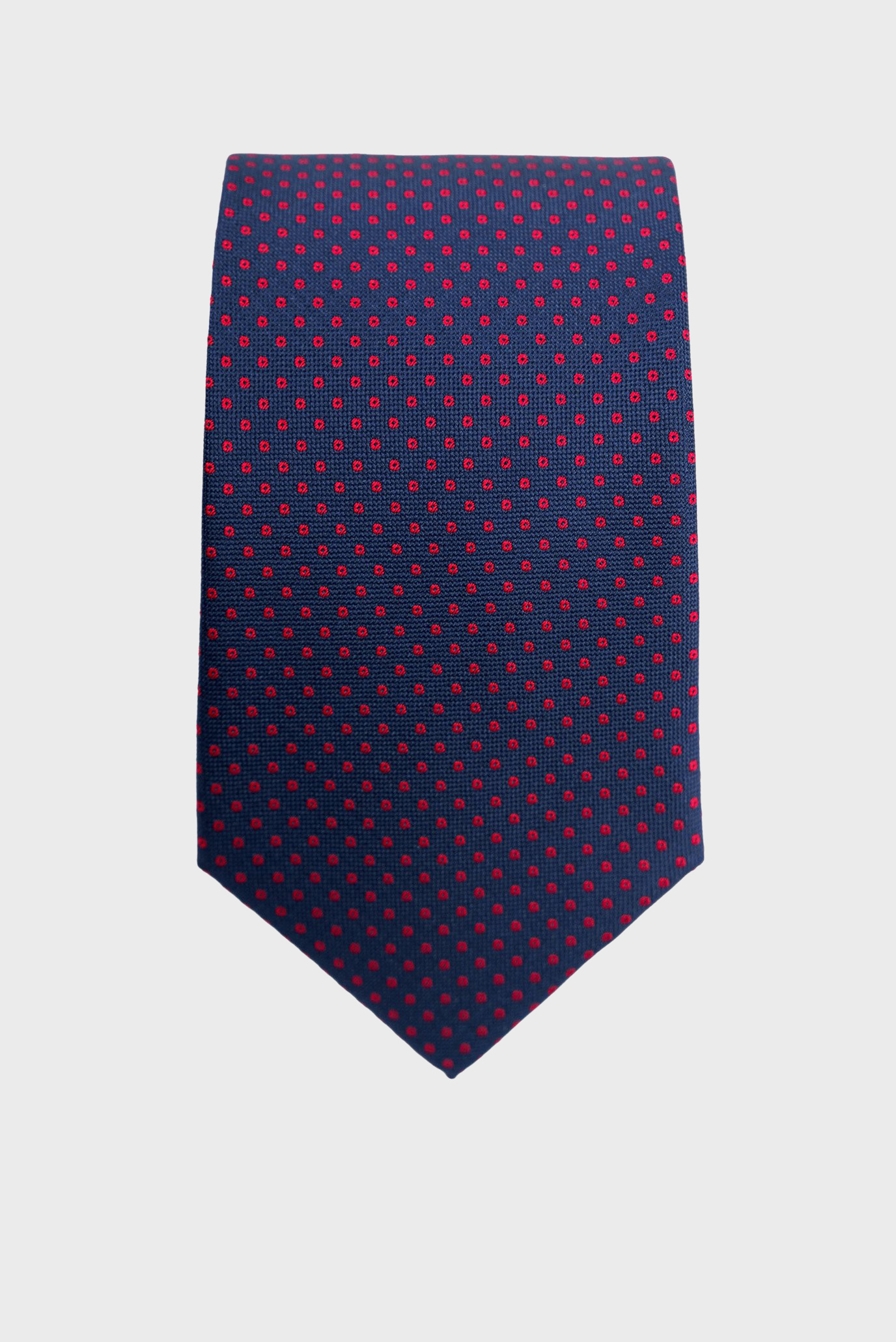 Мужской темно-синий галстук с узором 1
