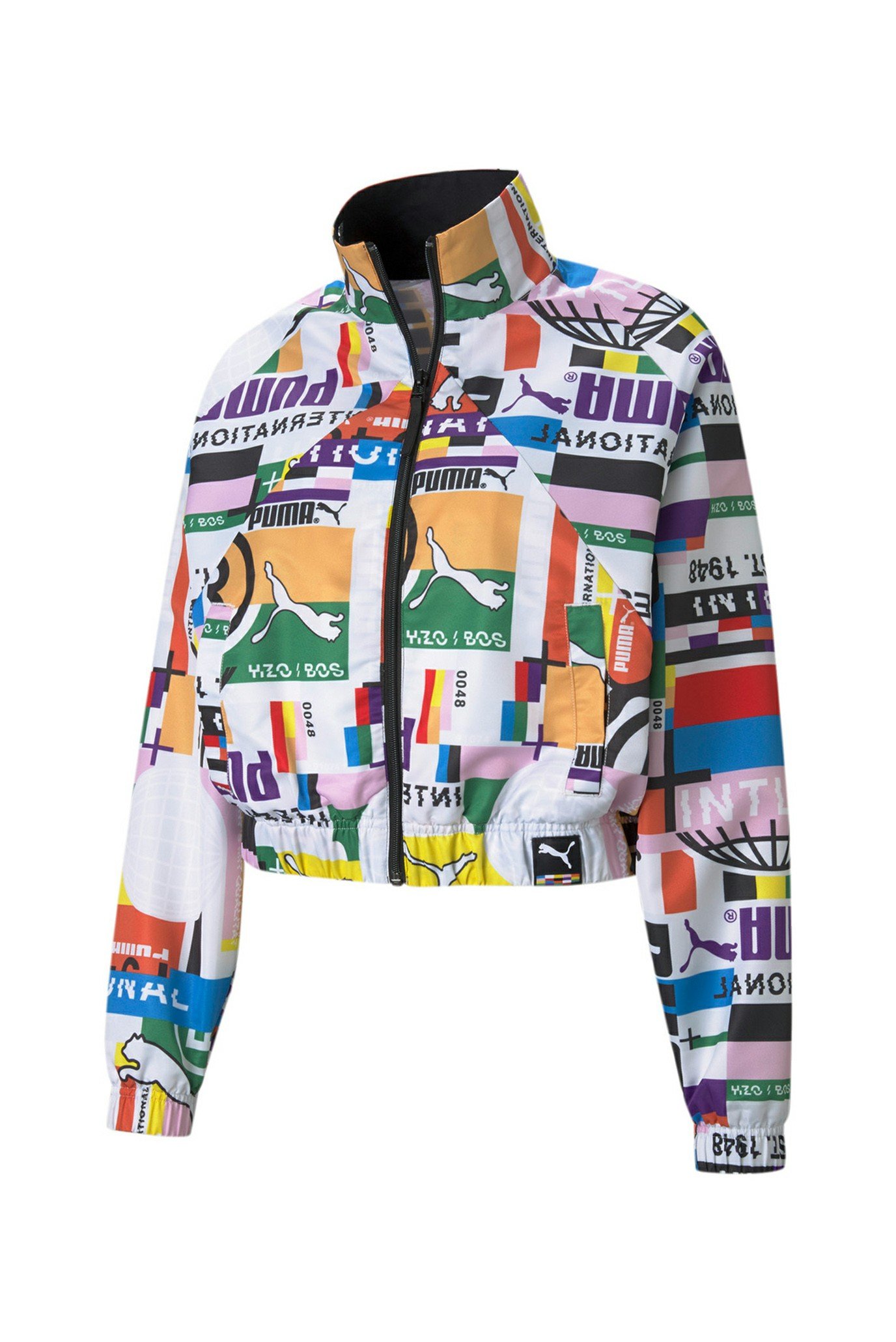 puma printed jacket